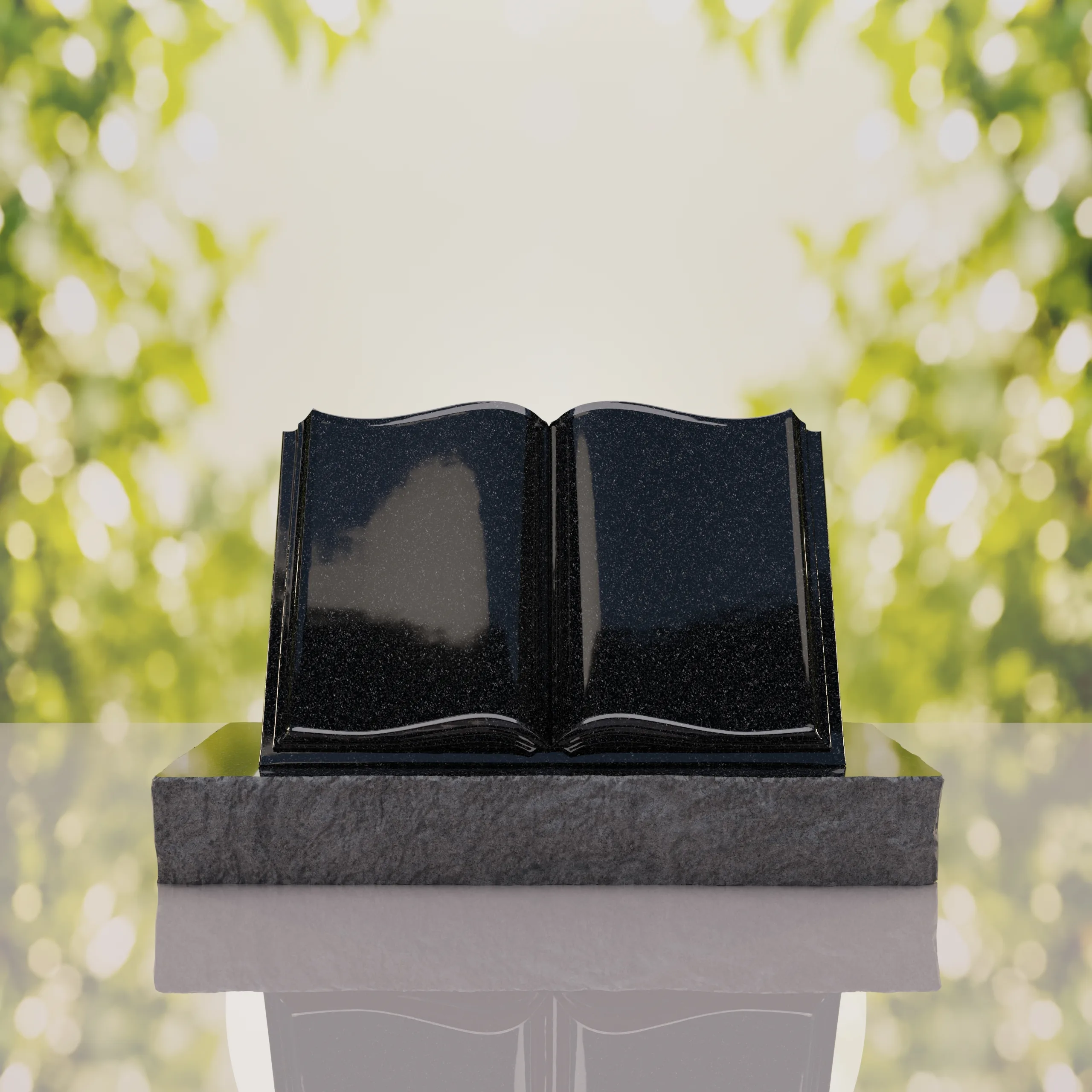 Book Slant Headstone thumbnail 11