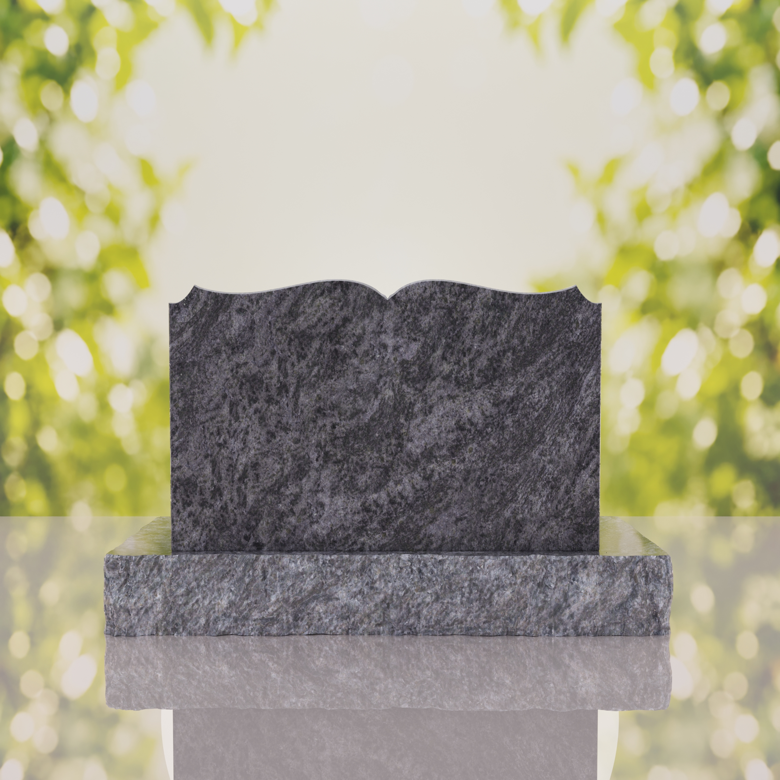 Book Slant Headstone thumbnail 4