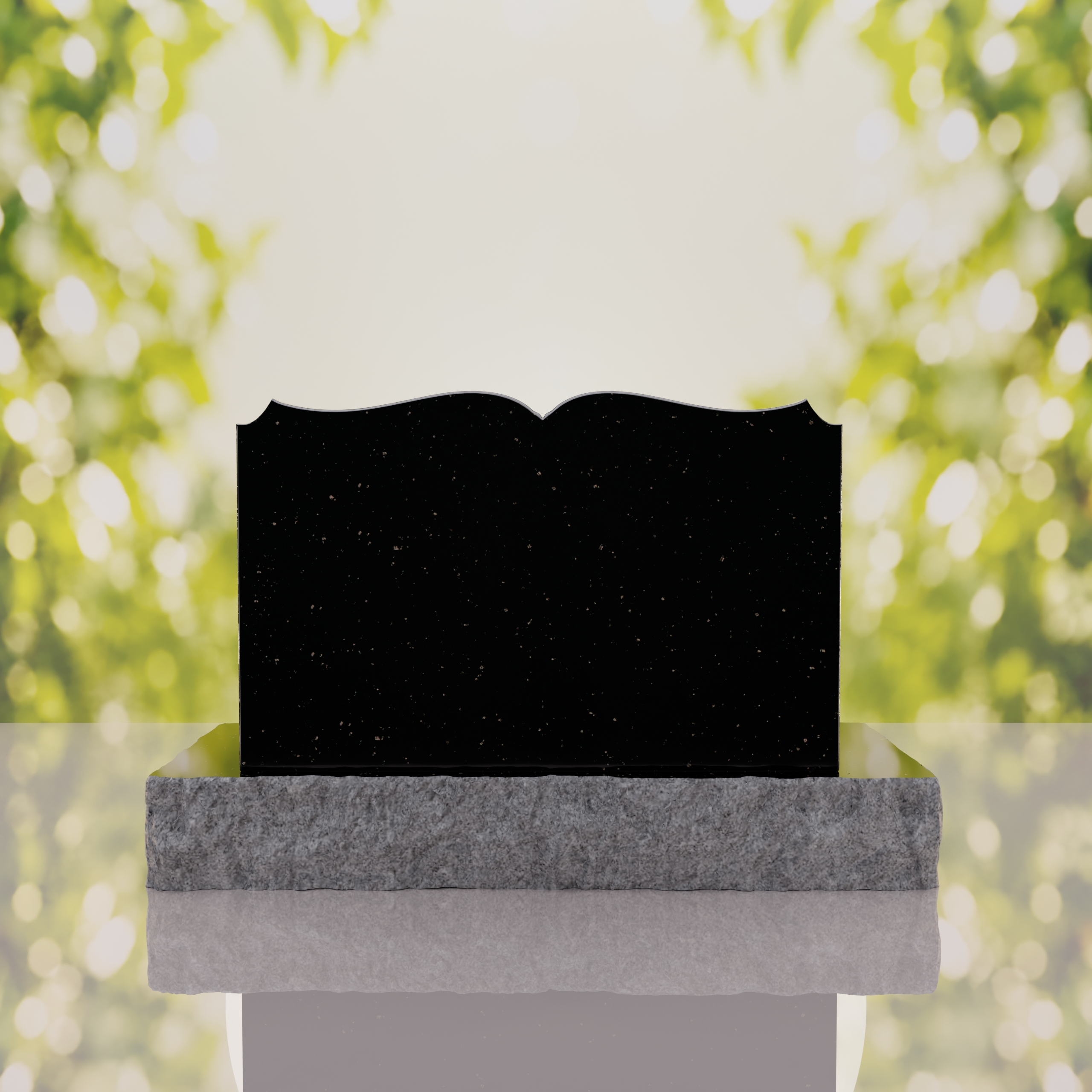 Book Slant Headstone thumbnail 7