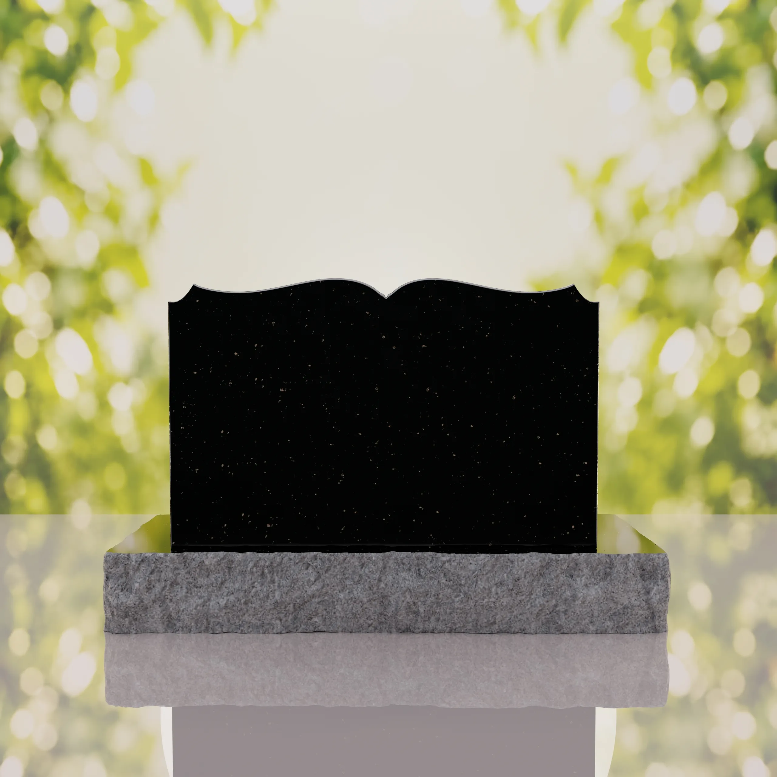 Book Slant Headstone thumbnail 7