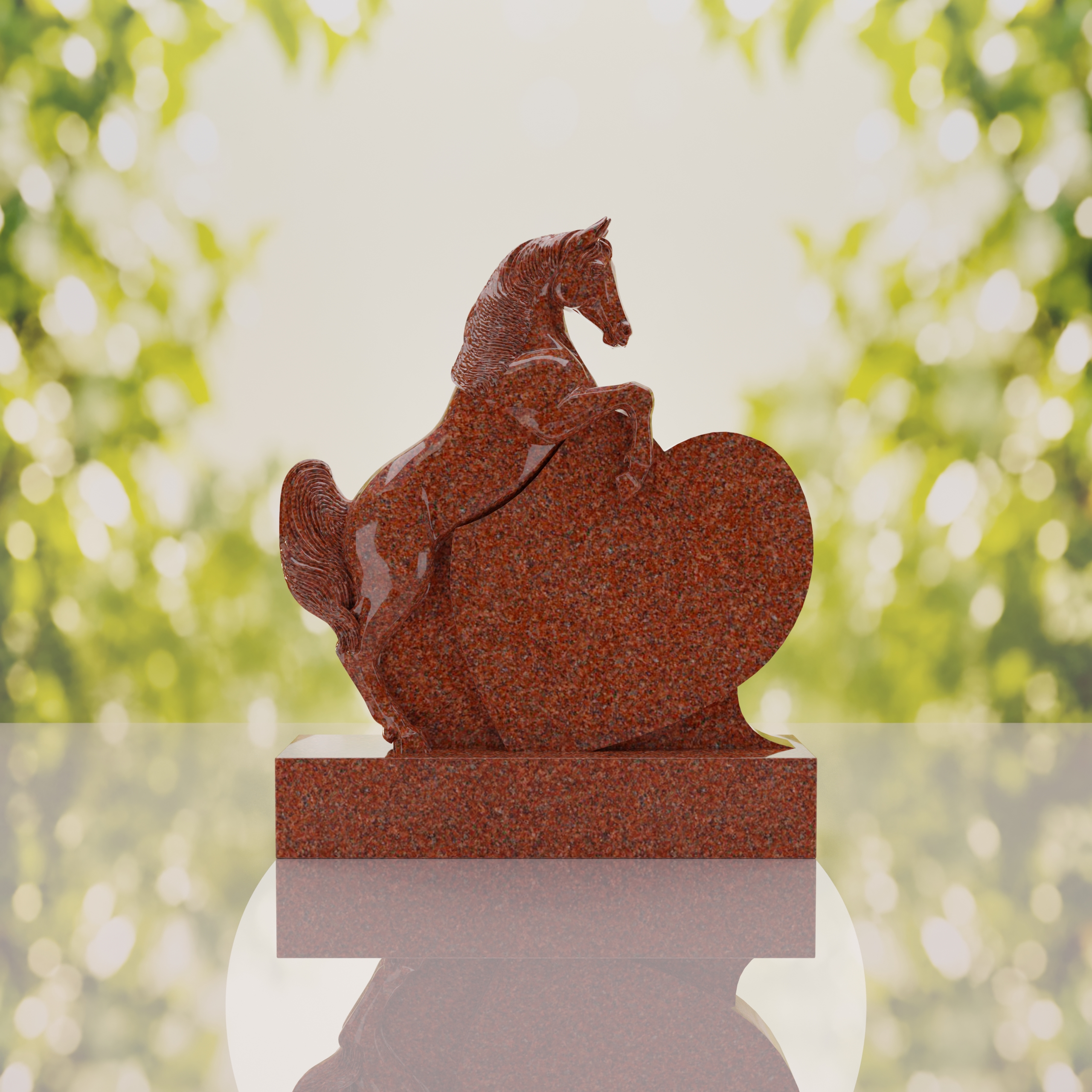 Horse Heart Headstone thumbnail 13