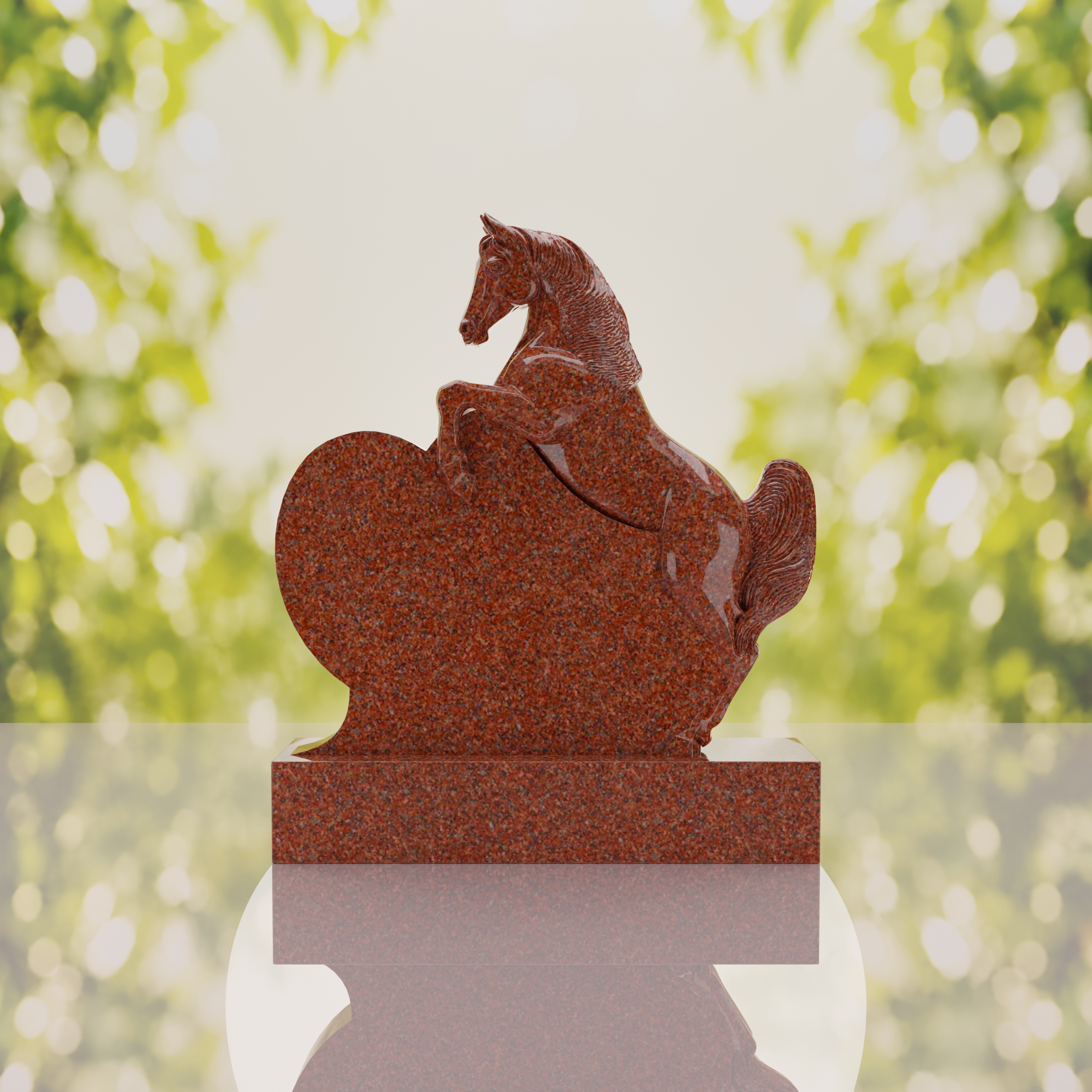 Horse Heart Headstone thumbnail 15