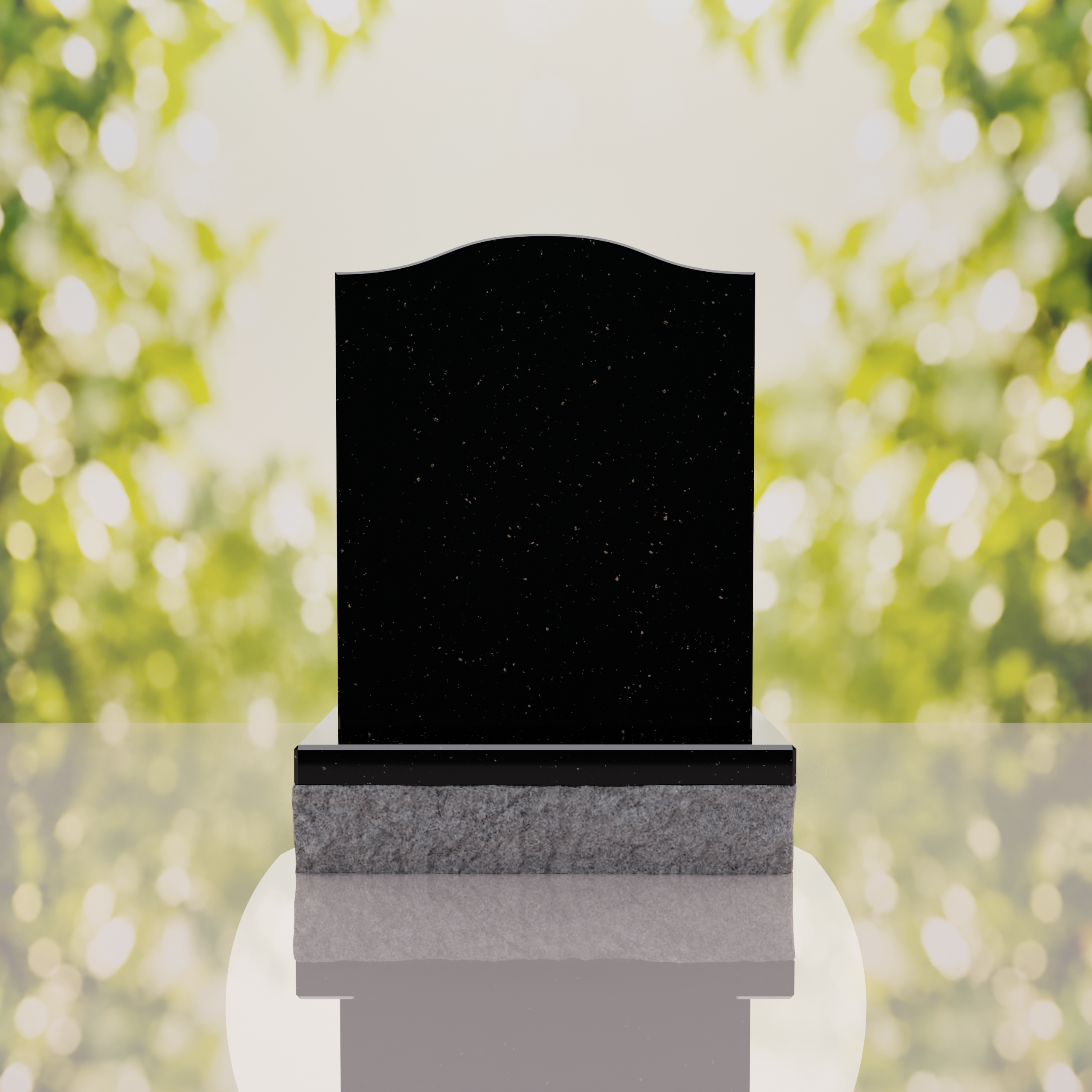 Serp Top Upright Headstone thumbnail 5