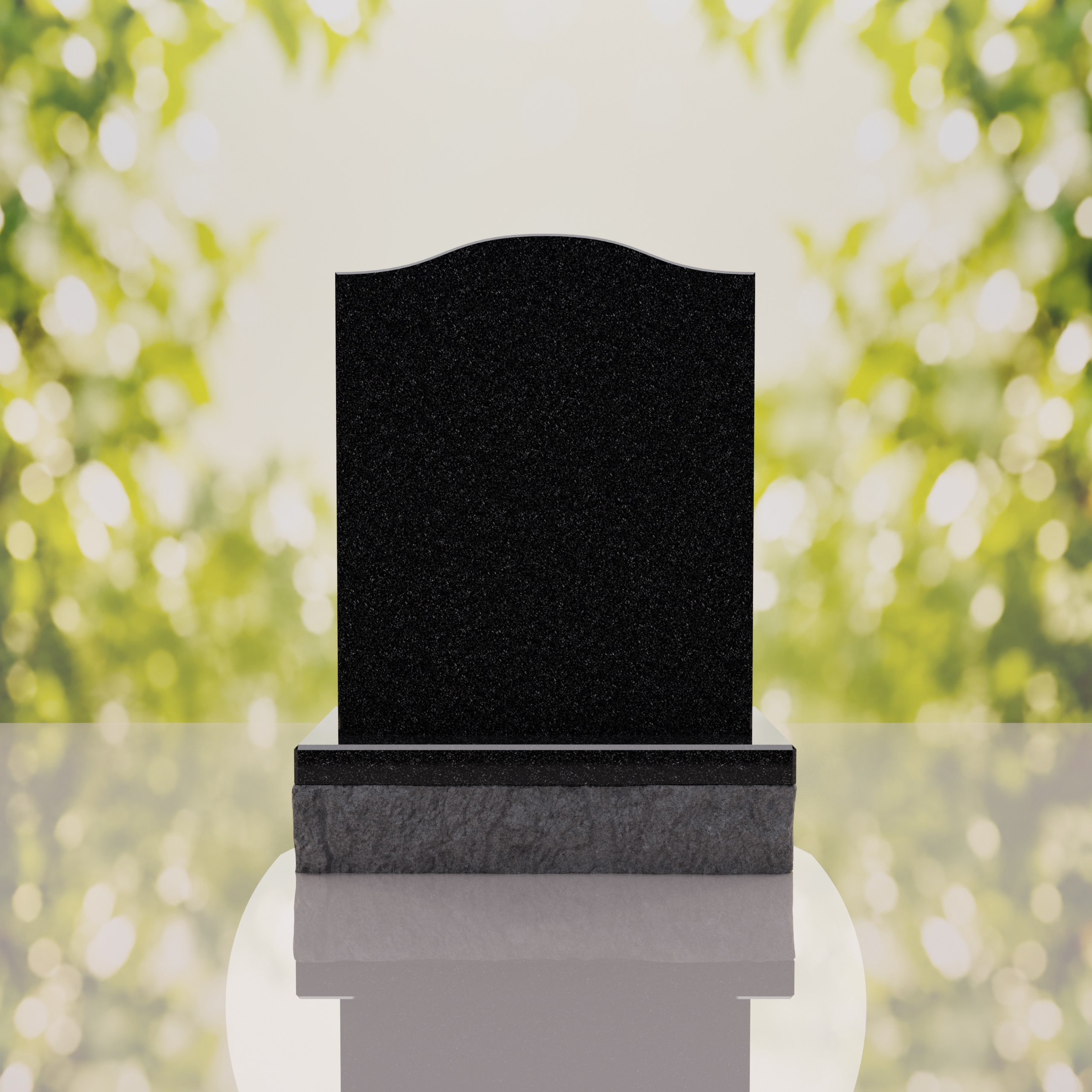 Serp Top Upright Headstone thumbnail 11