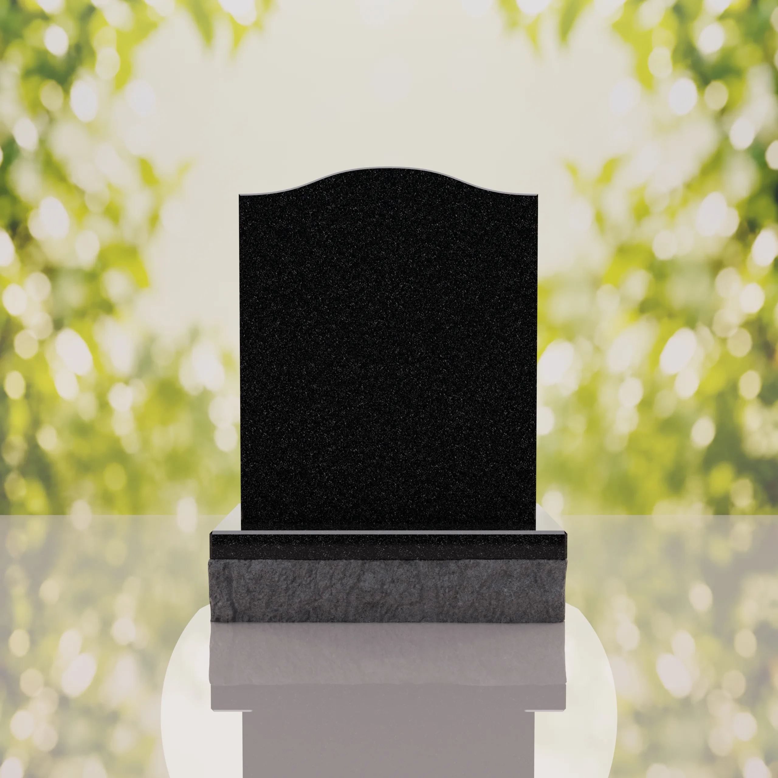 Serp Top Upright Headstone thumbnail 11
