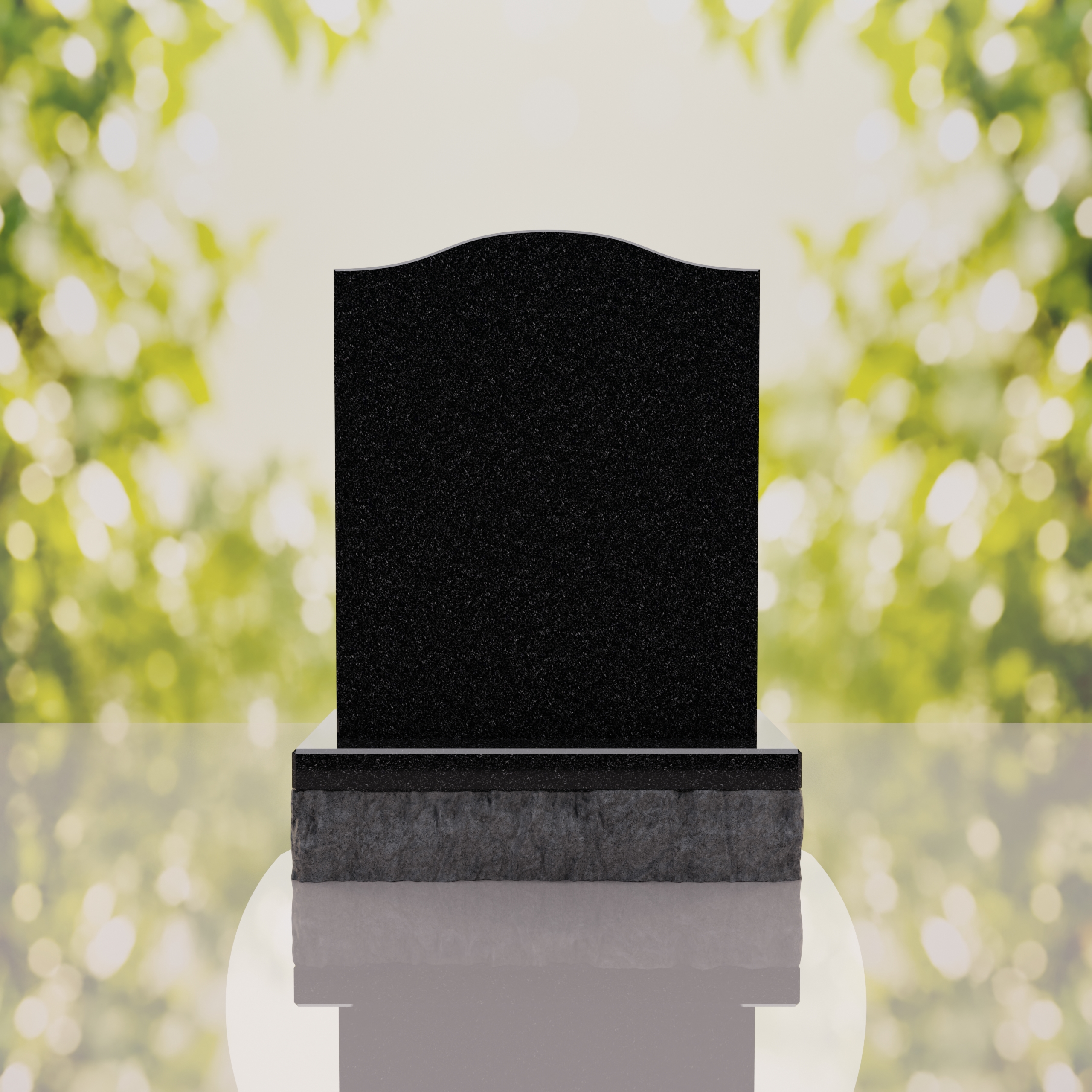 Serp Top Upright Headstone thumbnail 13