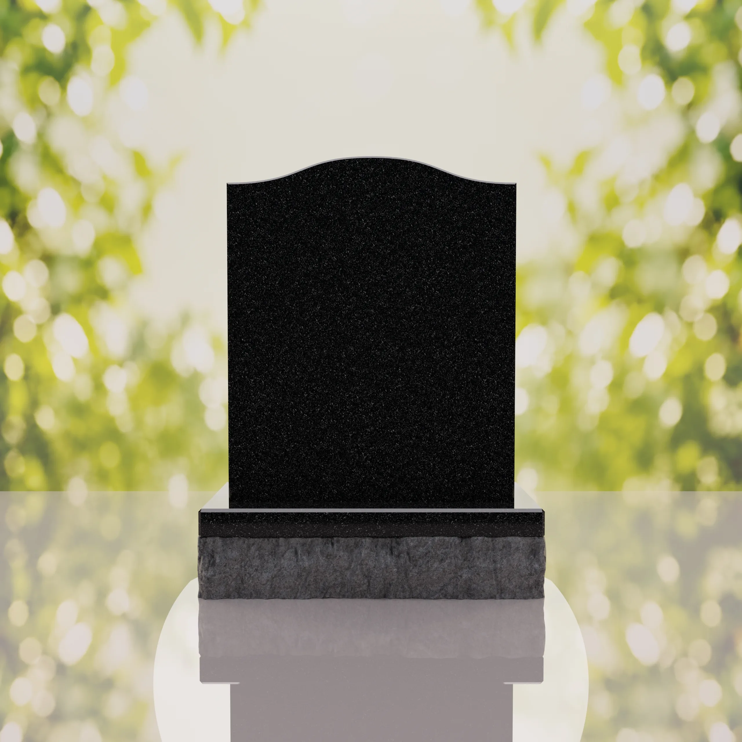 Serp Top Upright Headstone thumbnail 13