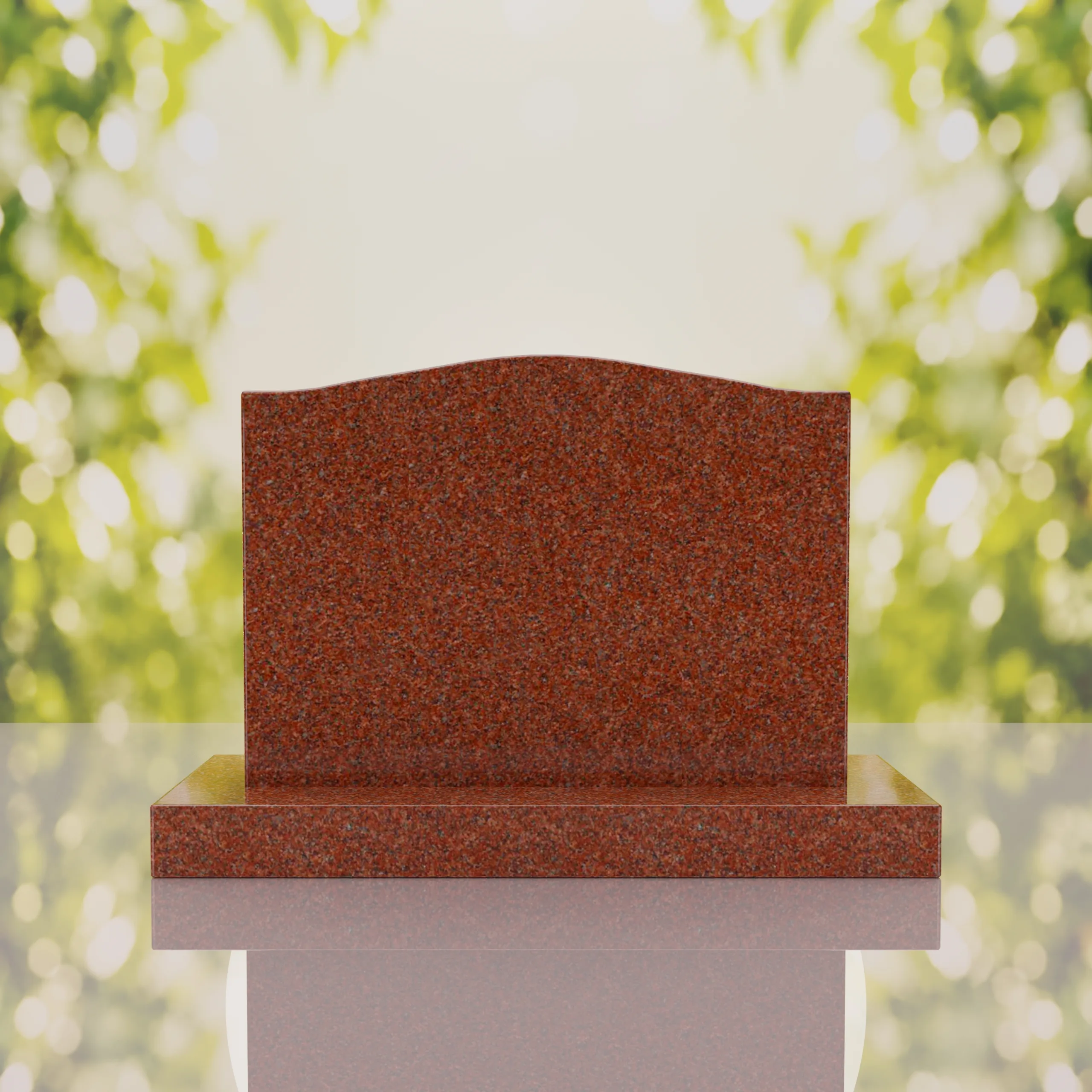 Serpentine Upright Headstone thumbnail 13