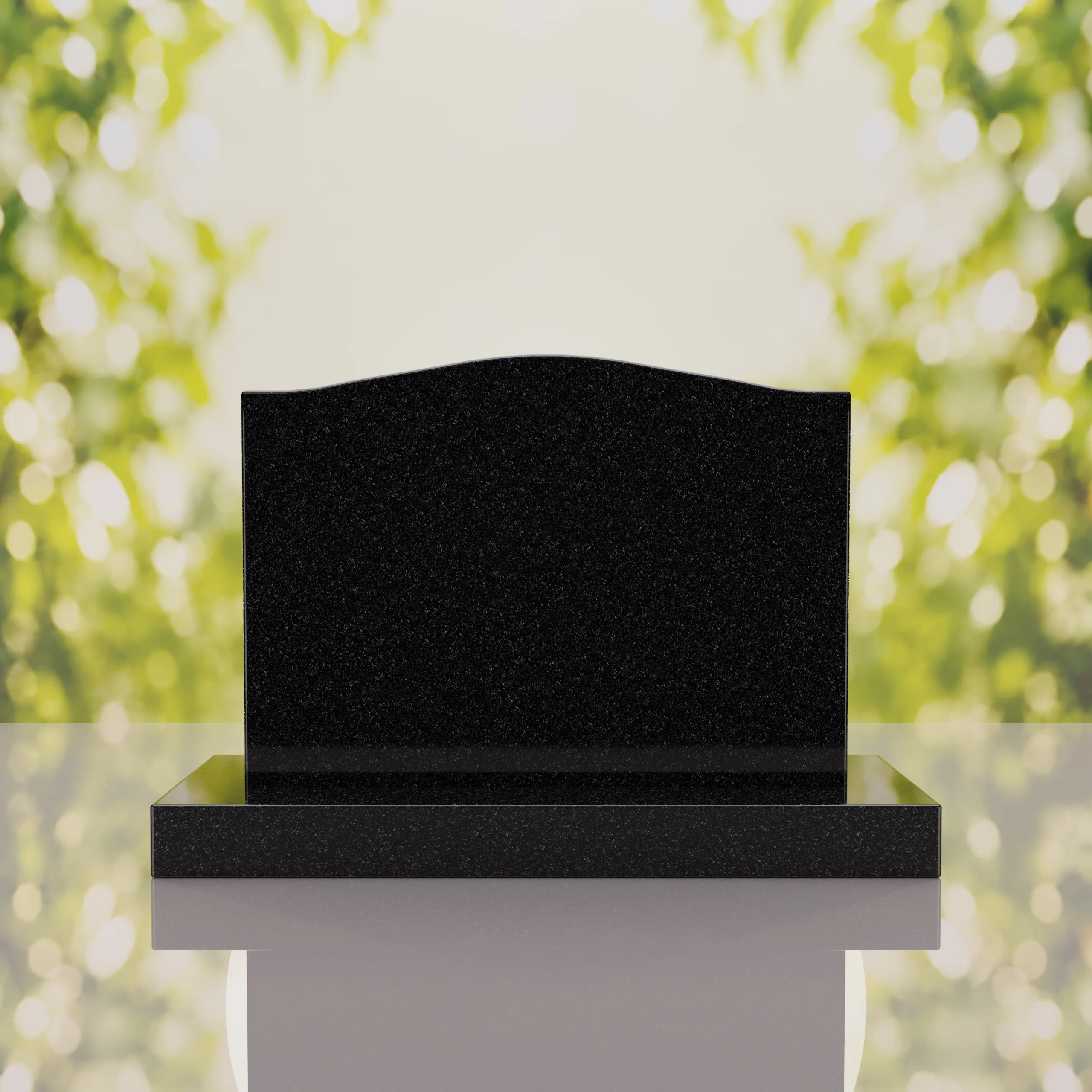 Serpentine Upright Headstone thumbnail 10