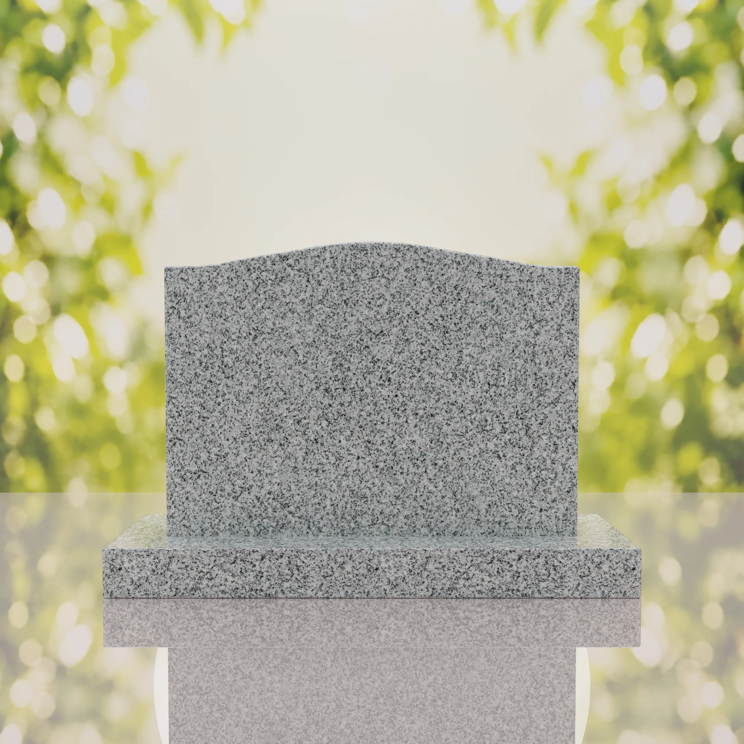 Serpentine Upright Headstone thumbnail 7