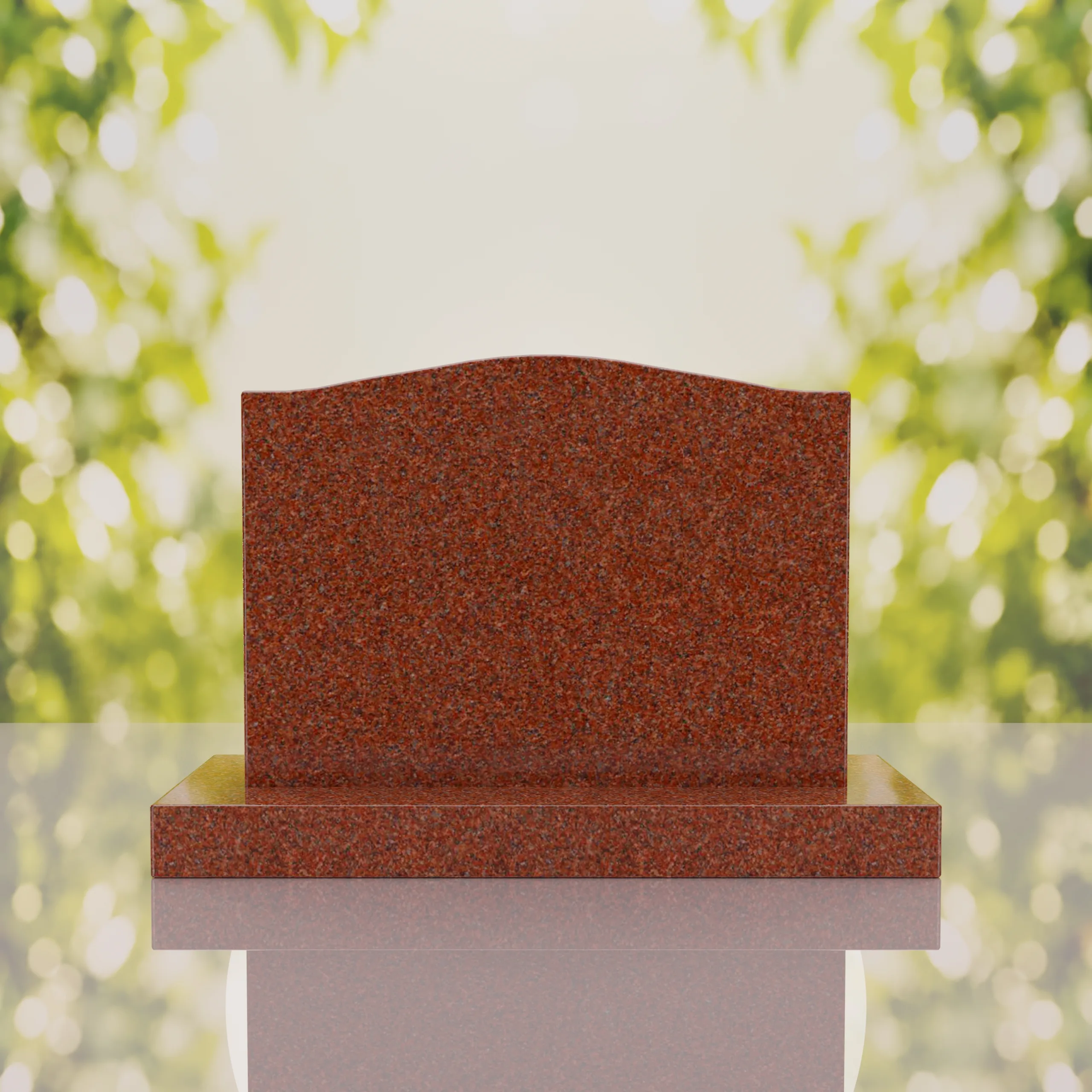 Serpentine Upright Headstone thumbnail 15