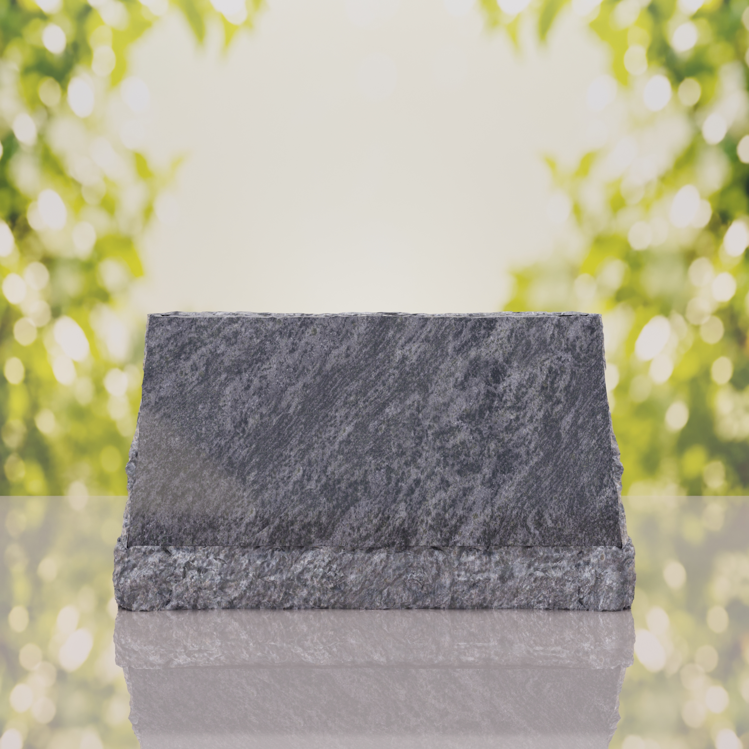 Rustic Slant Headstone thumbnail 2