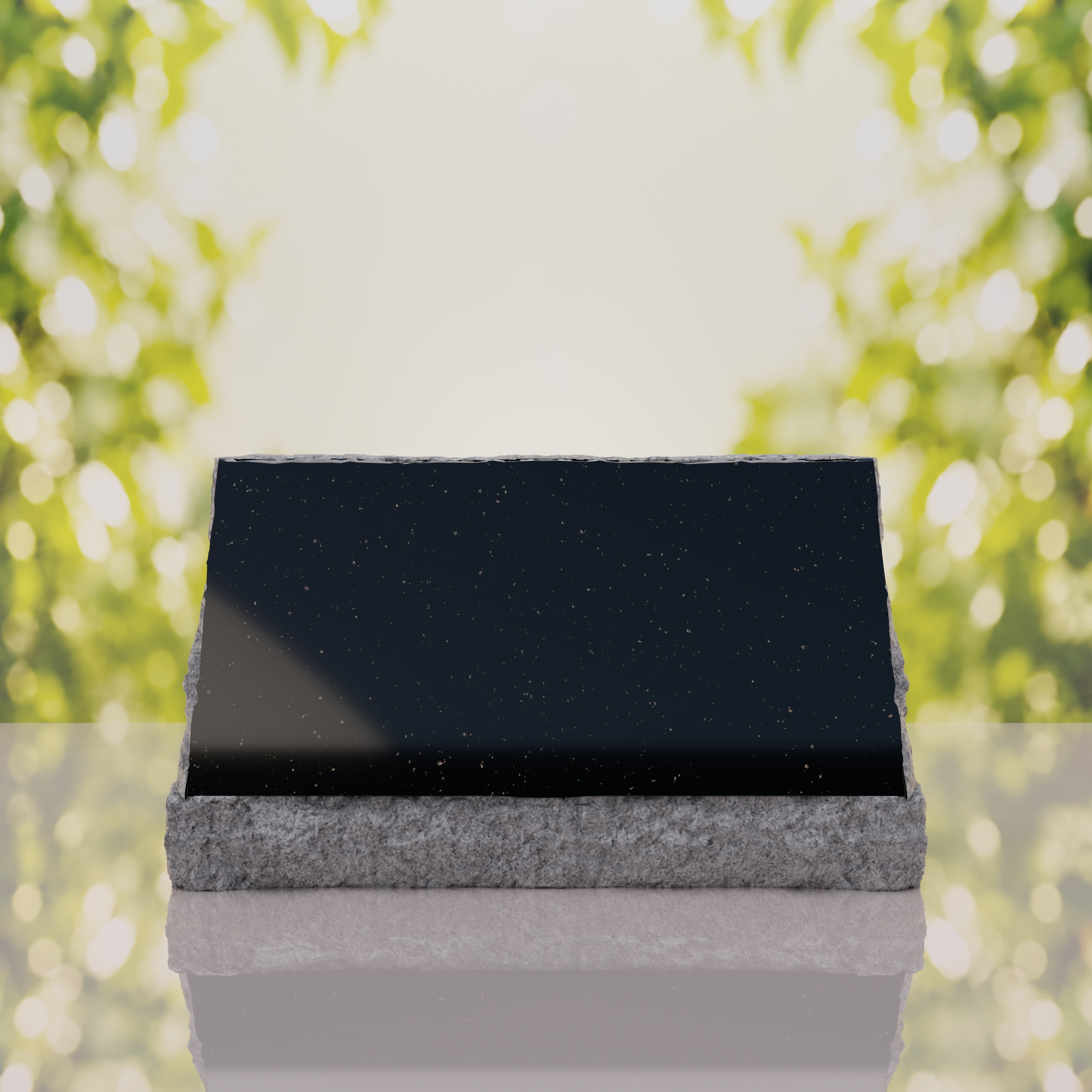 Rustic Slant Headstone thumbnail 5