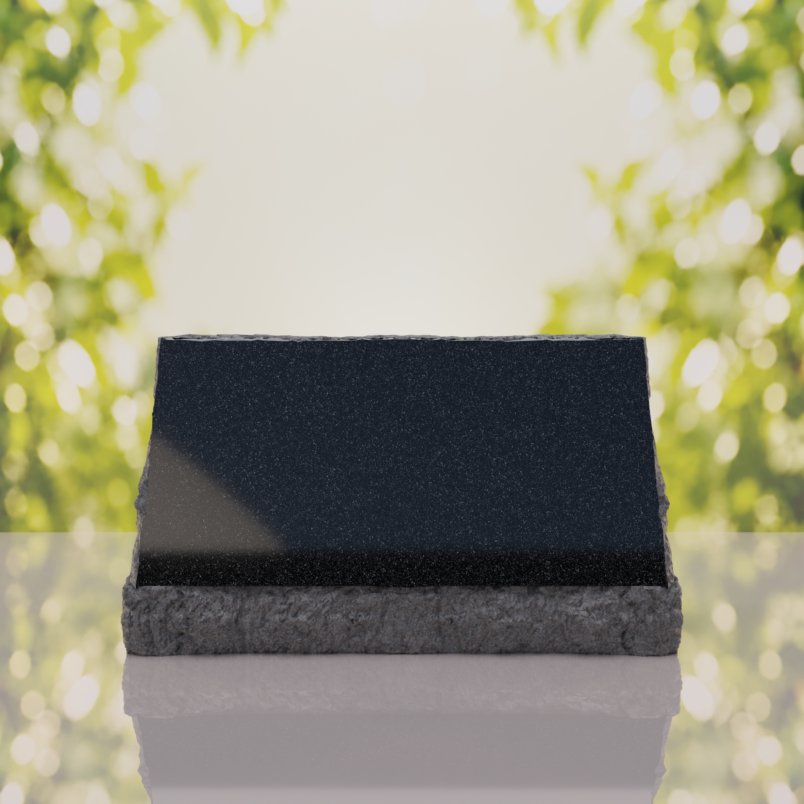 Rustic Slant Headstone thumbnail 10