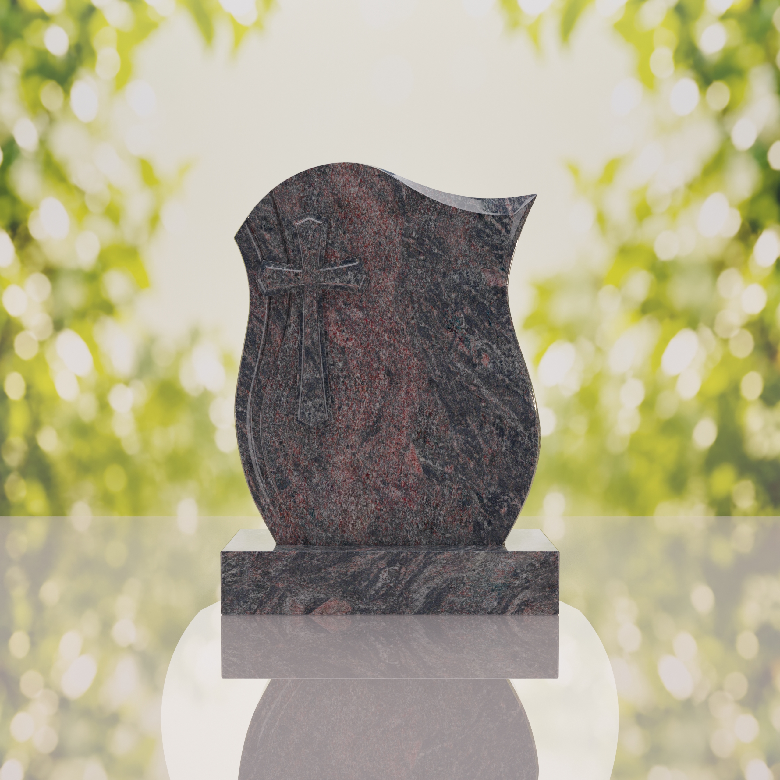 Flowing Cross Memorial Monument thumbnail 6