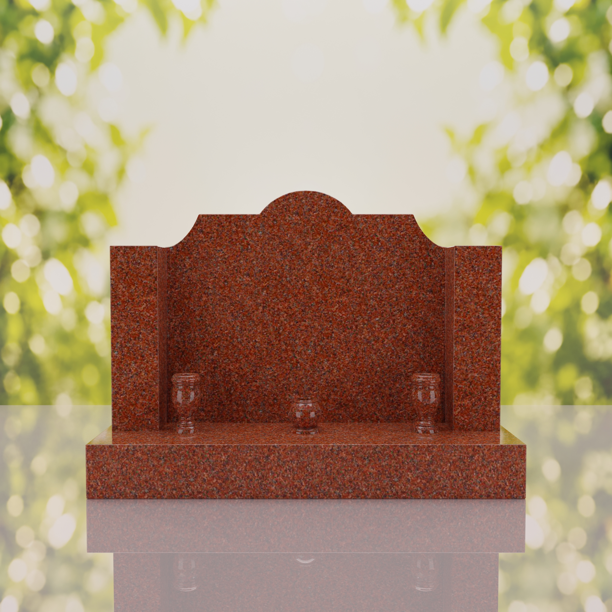 Asian Garden Headstone thumbnail 9
