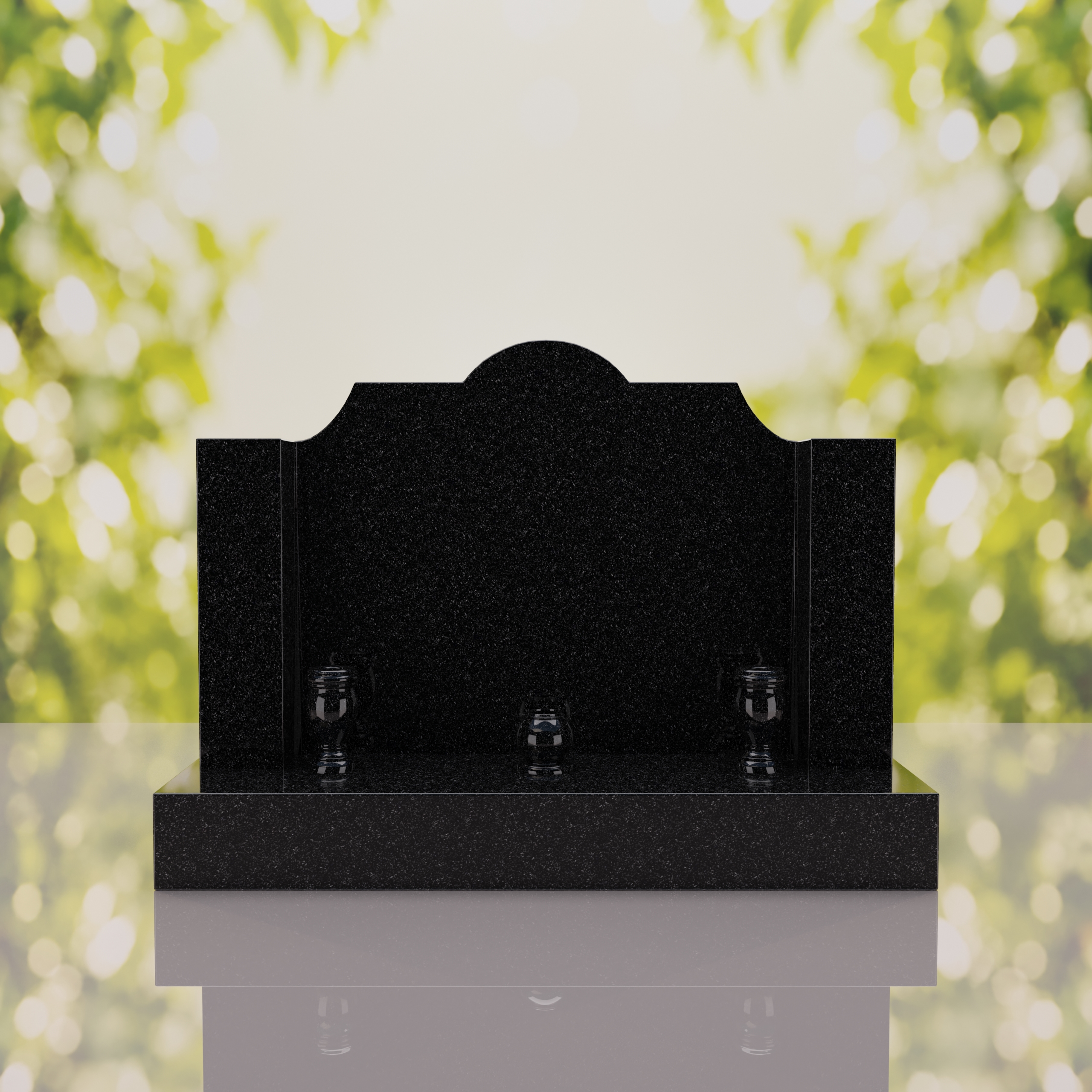 Asian Garden Headstone thumbnail 2
