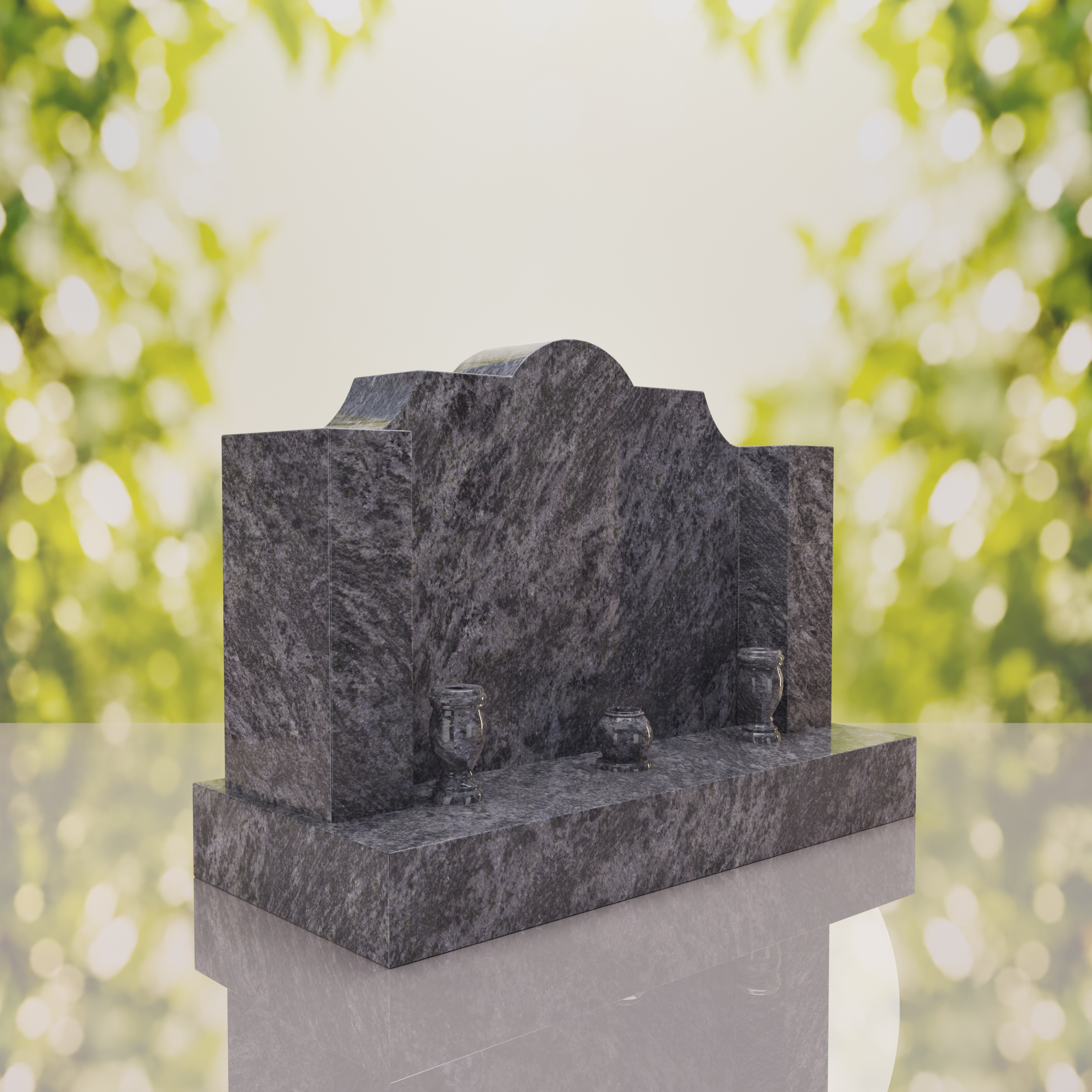 Asian Garden Headstone thumbnail 4