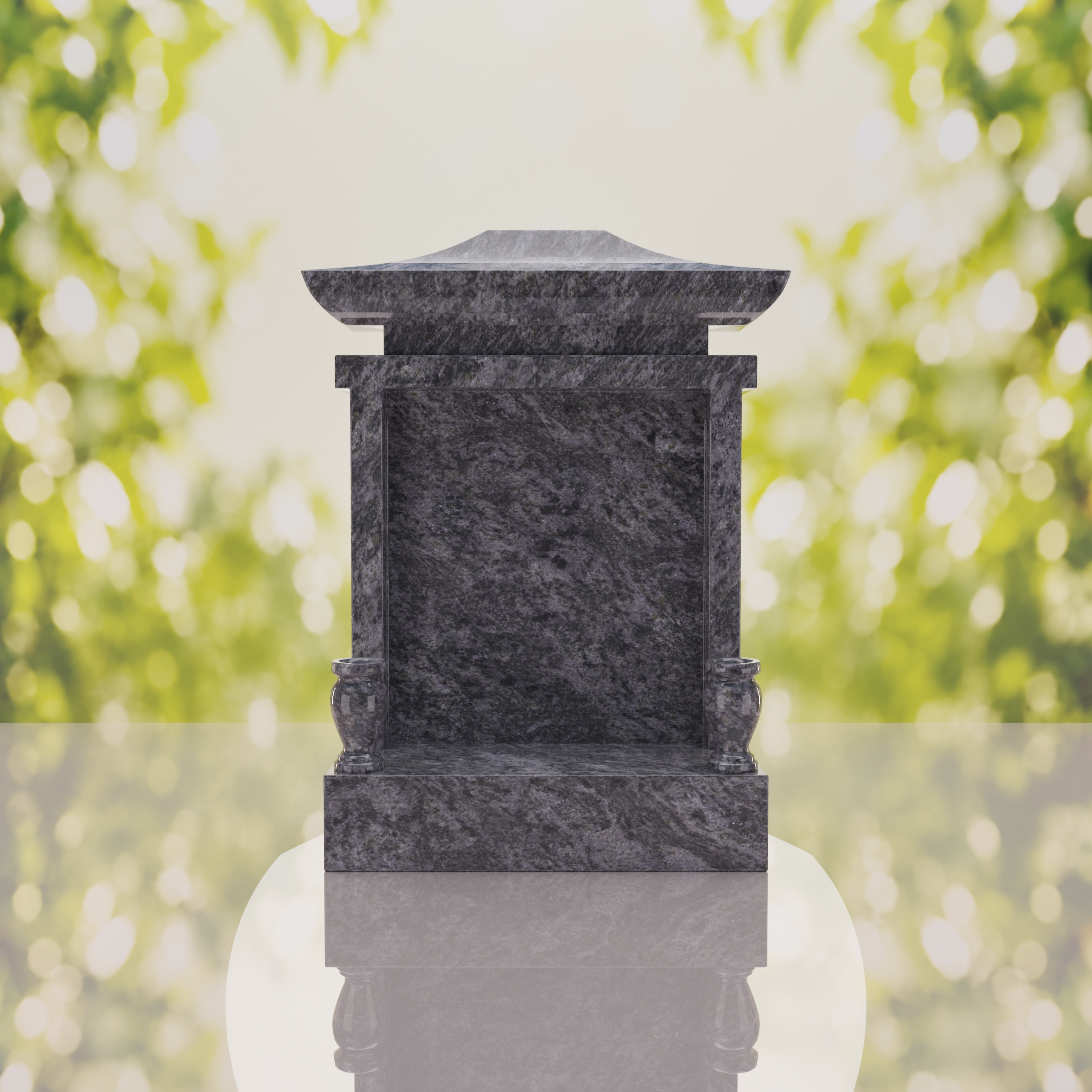 Asian Pagoda Headstone thumbnail 15