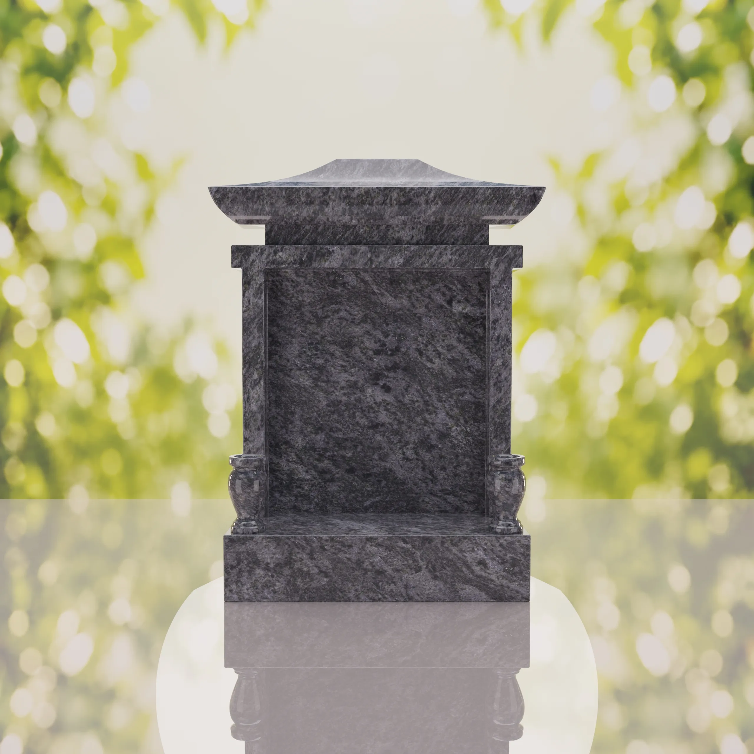 Asian Pagoda Headstone thumbnail 15