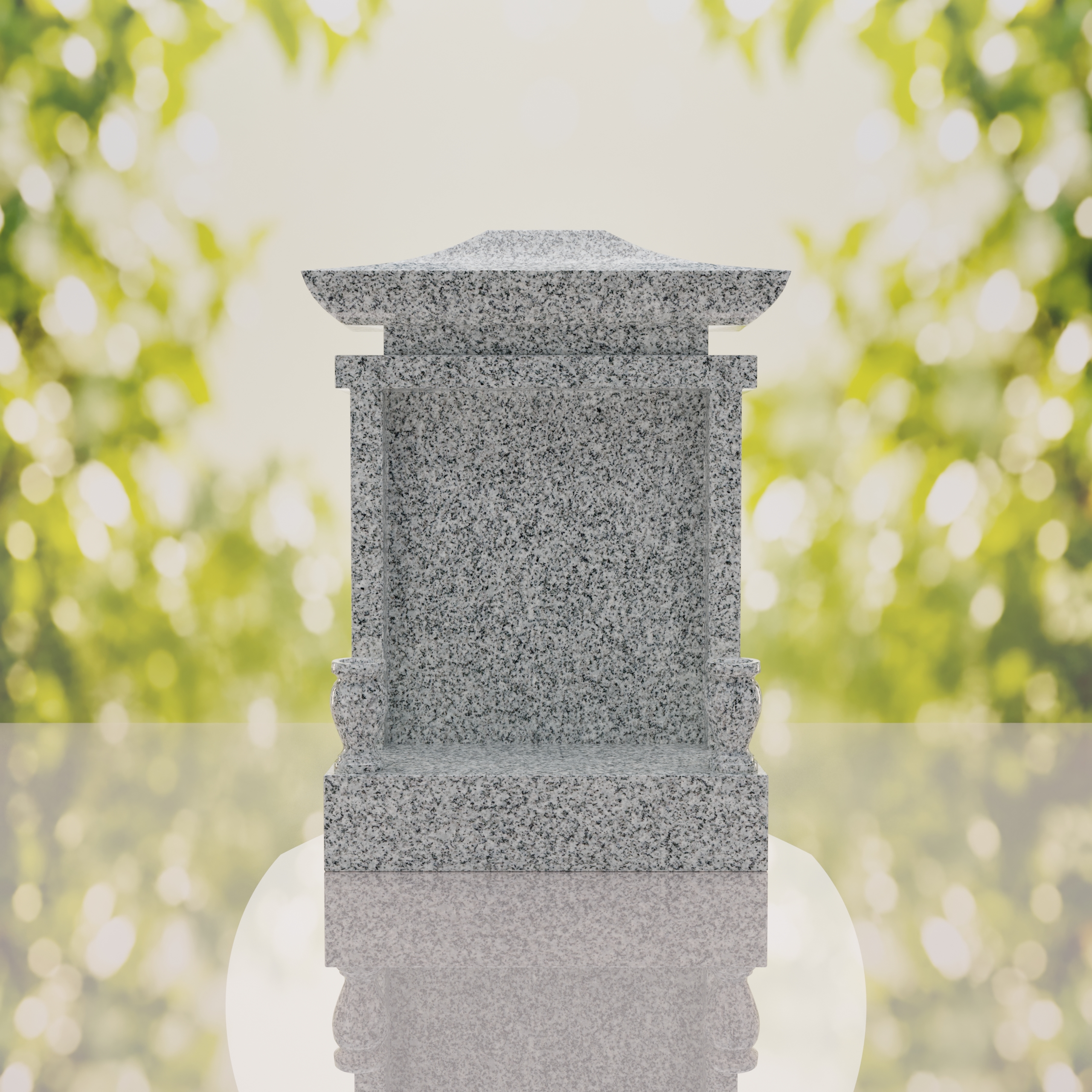 Asian Pagoda Headstone thumbnail 12
