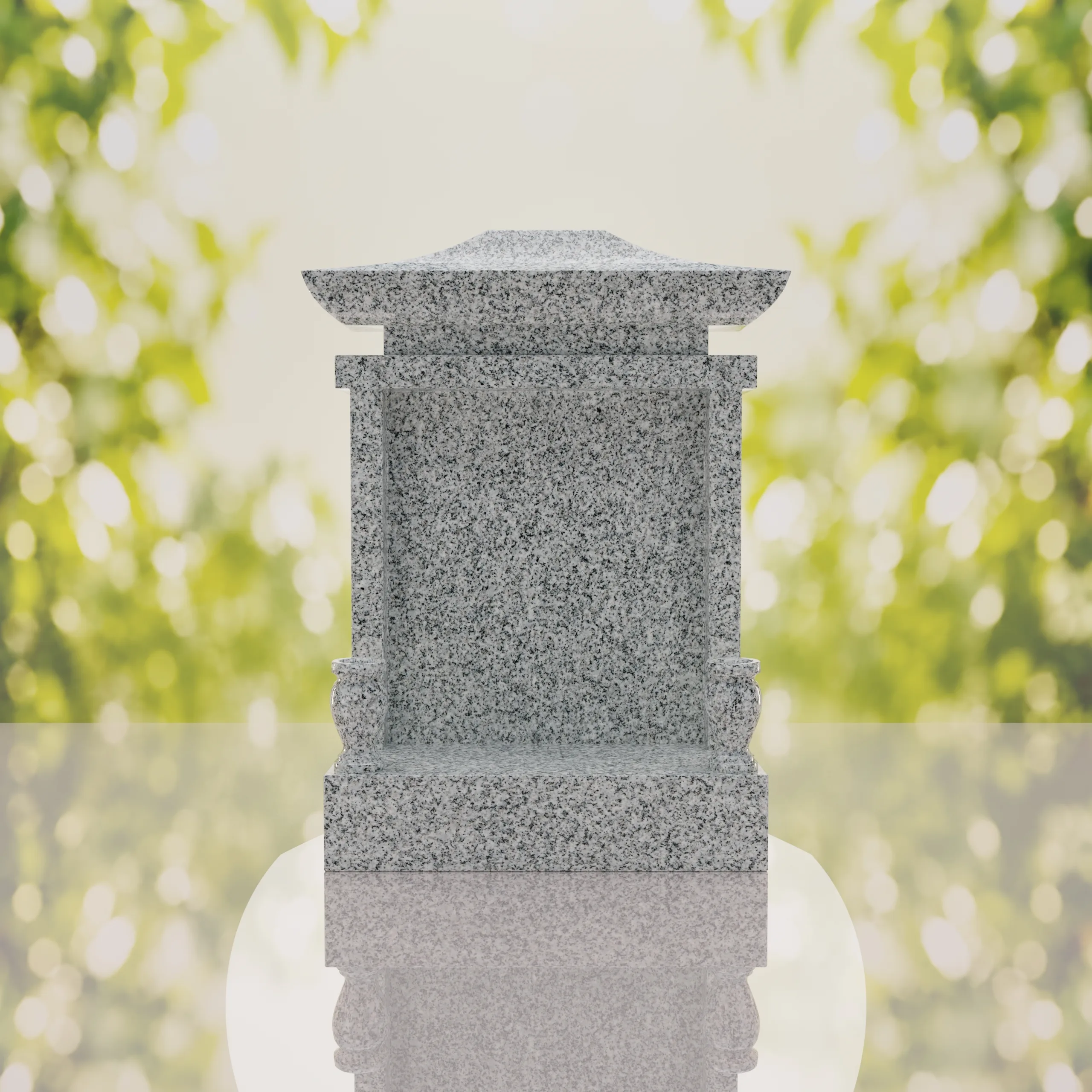Asian Pagoda Headstone thumbnail 12