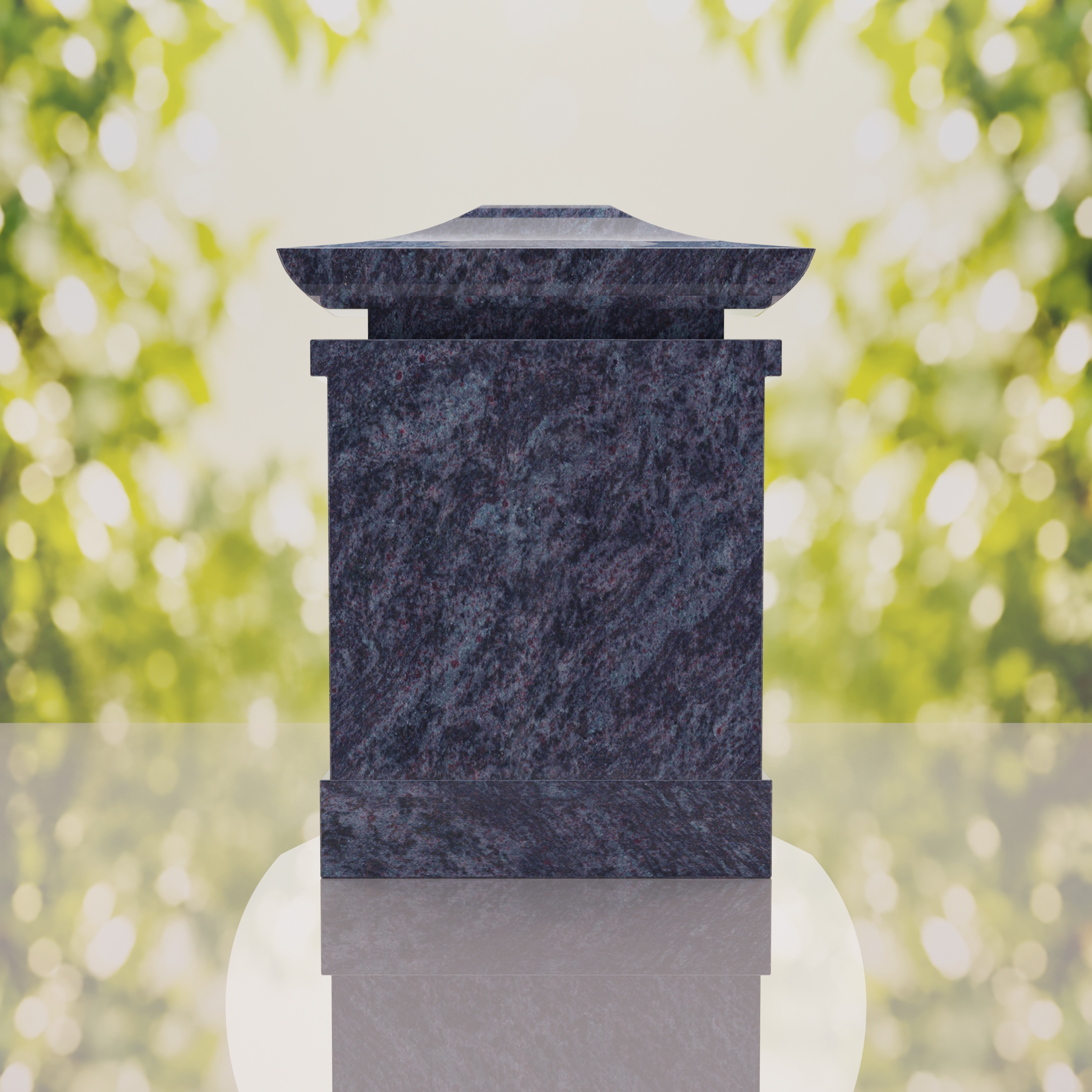 Asian Pagoda Headstone thumbnail 4