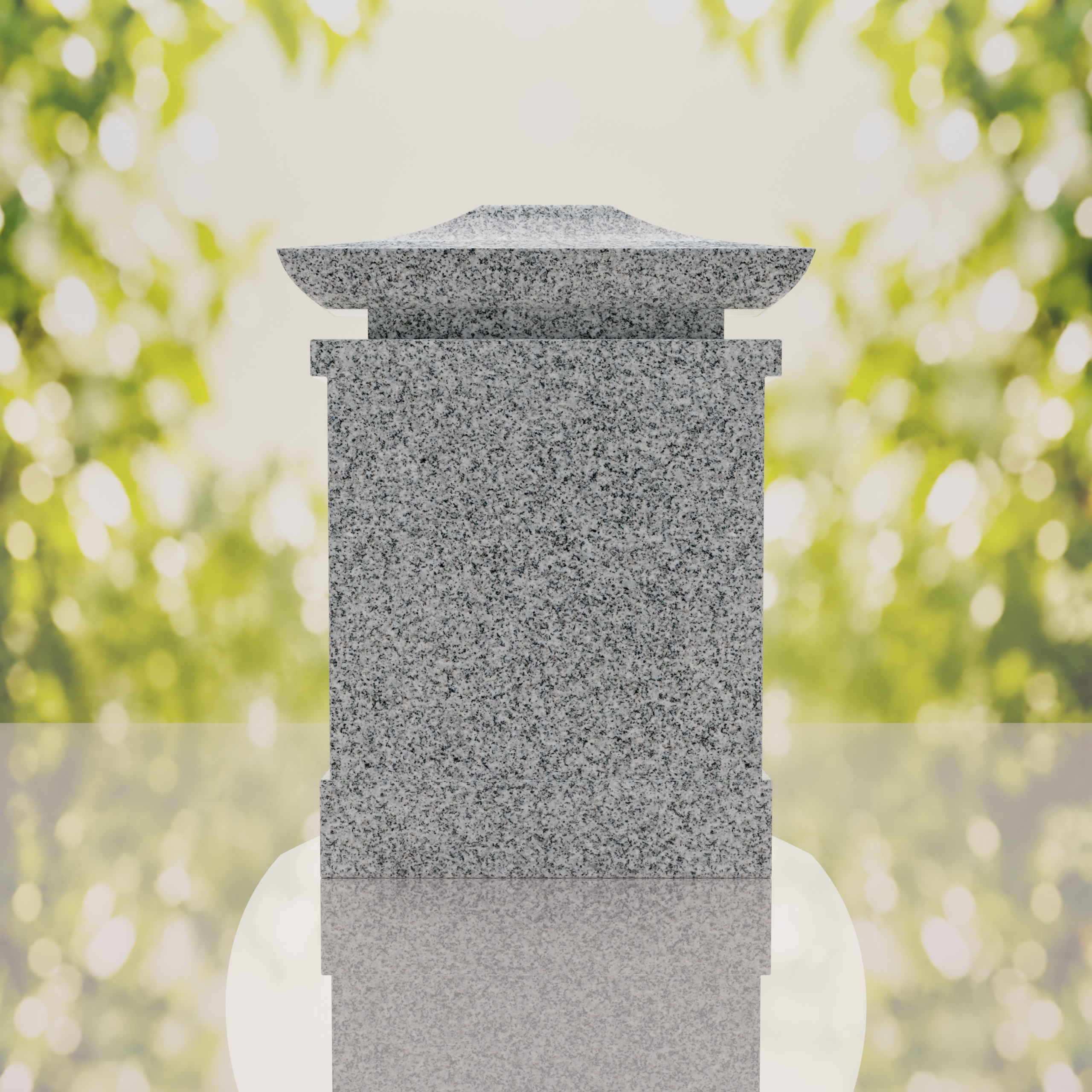 Asian Pagoda Headstone thumbnail 13