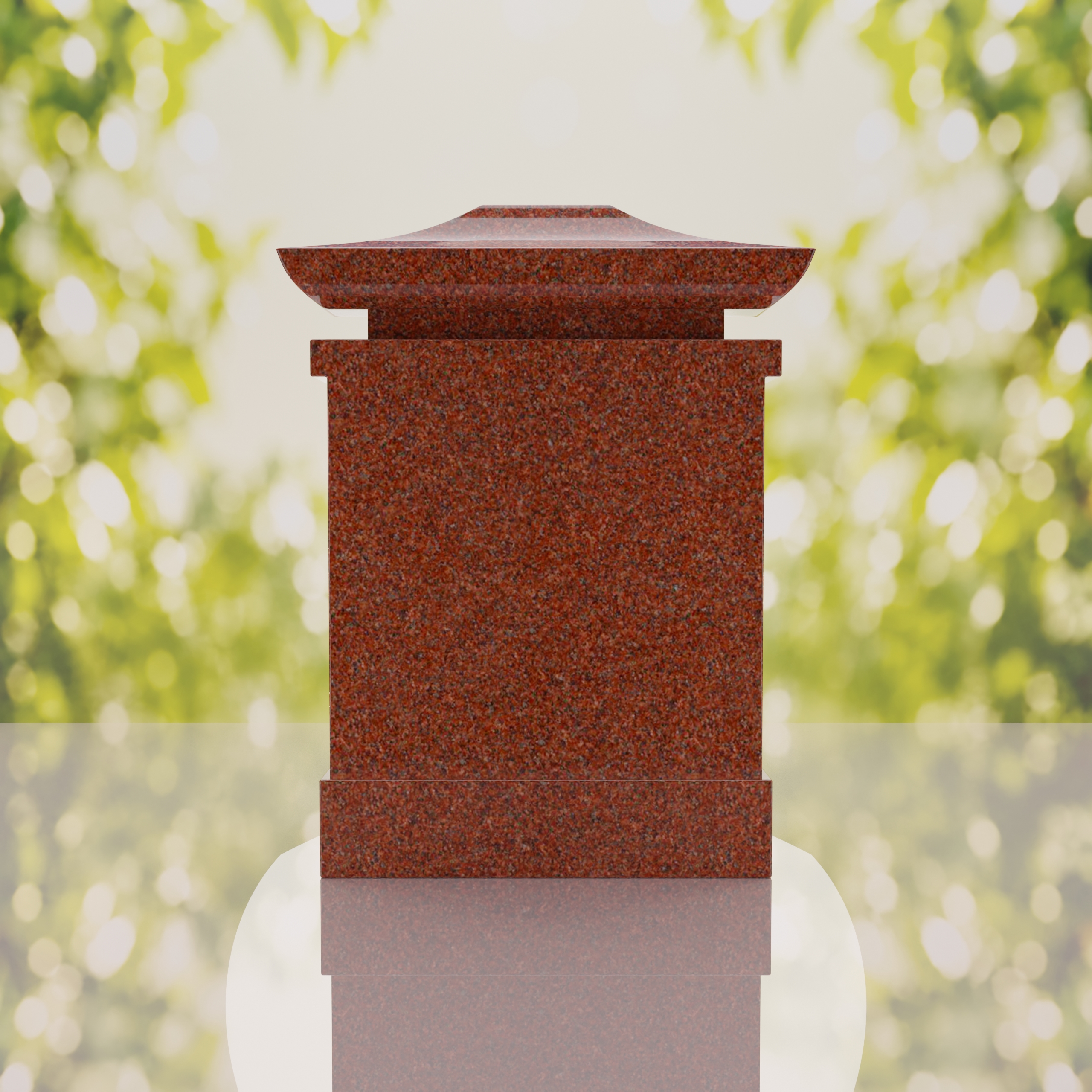 Asian Pagoda Headstone thumbnail 7