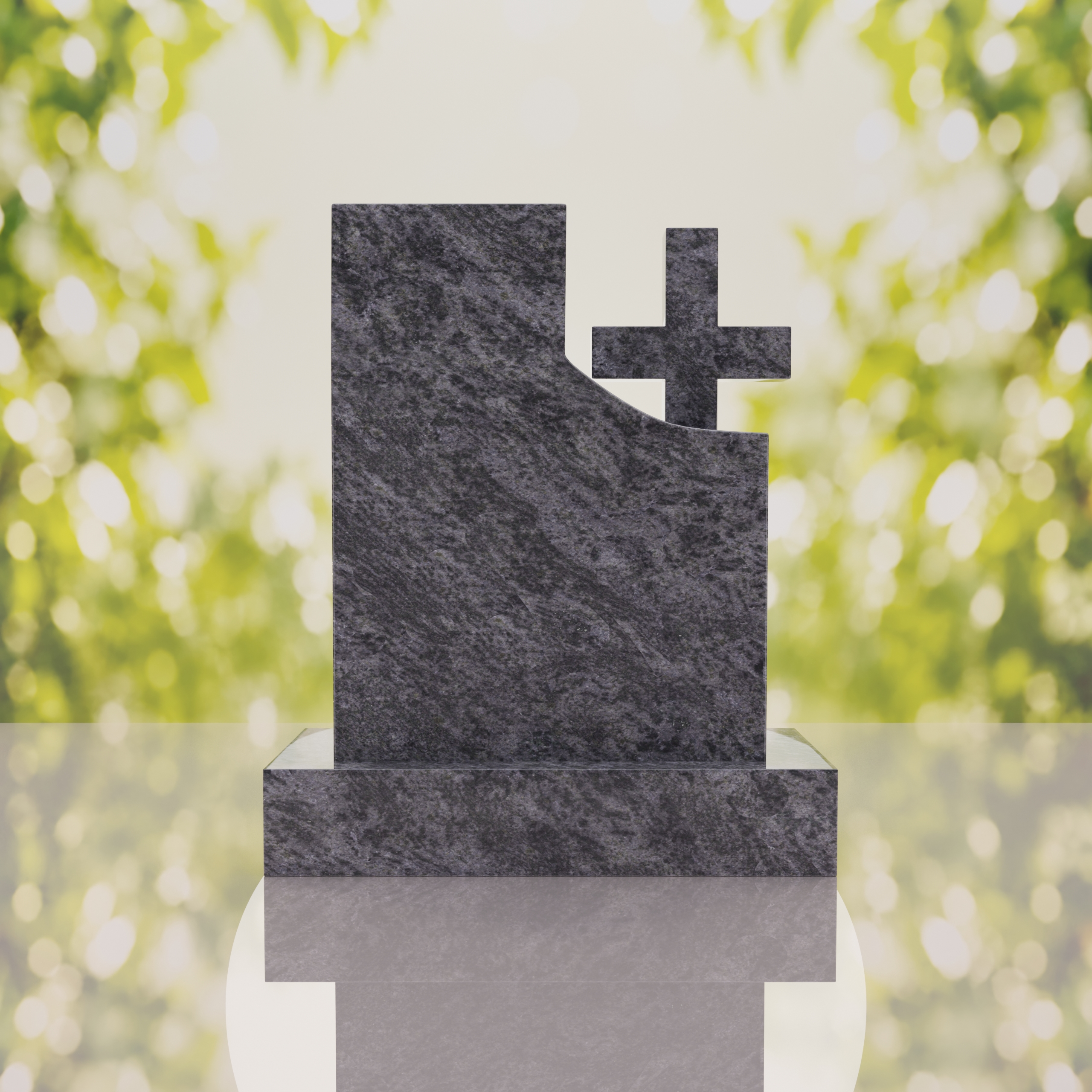 Comfort Modern Cross Memorial Monument thumbnail 4