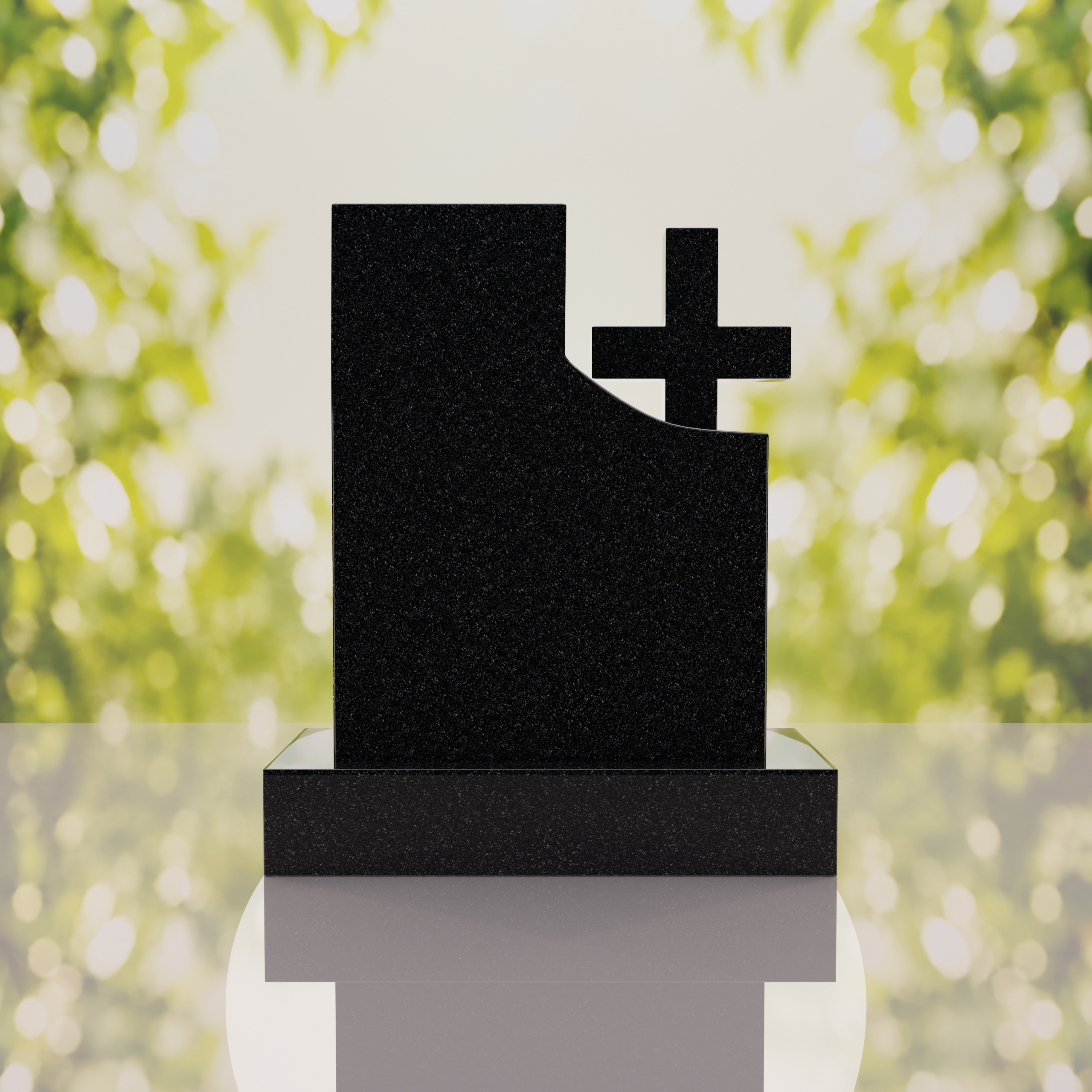 Comfort Modern Cross Memorial Monument thumbnail 12
