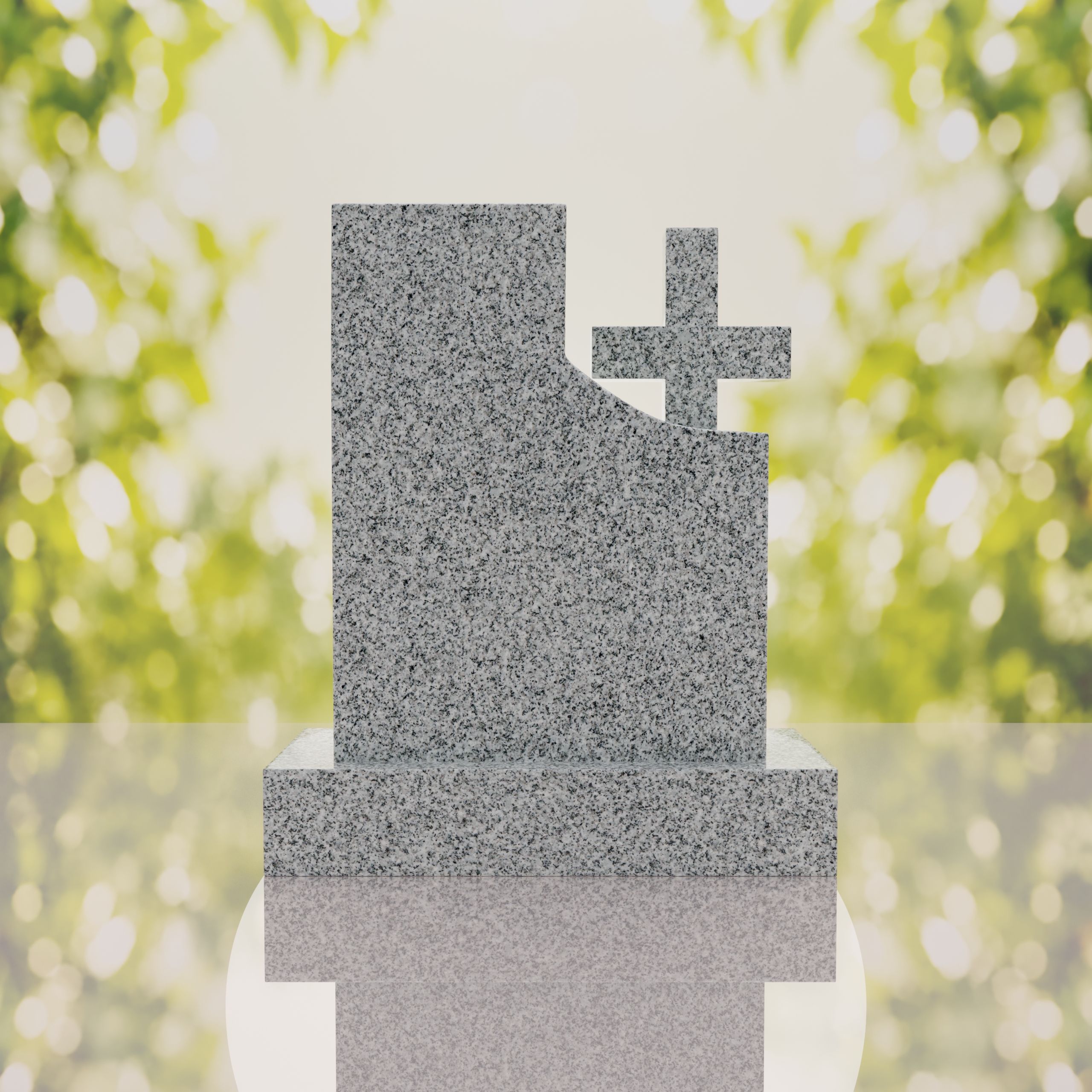 Comfort Modern Cross Memorial Monument thumbnail 9