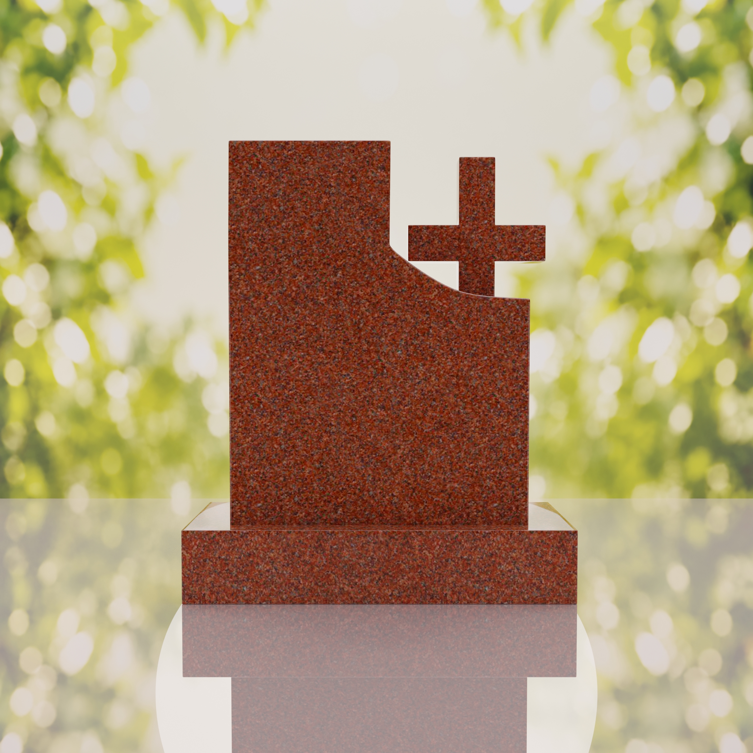 Comfort Modern Cross Memorial Monument thumbnail 15