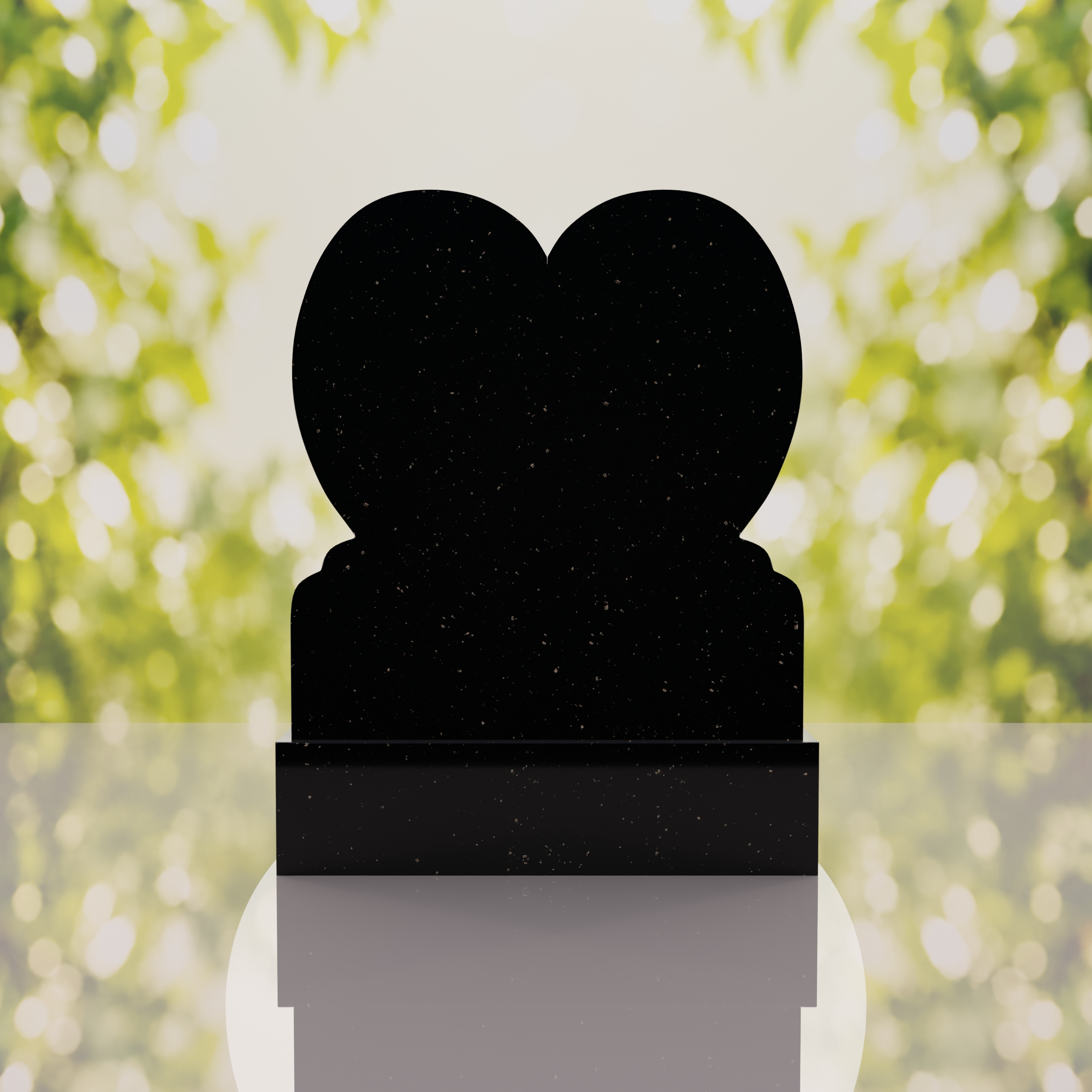 Heart Upright Headstone thumbnail 6