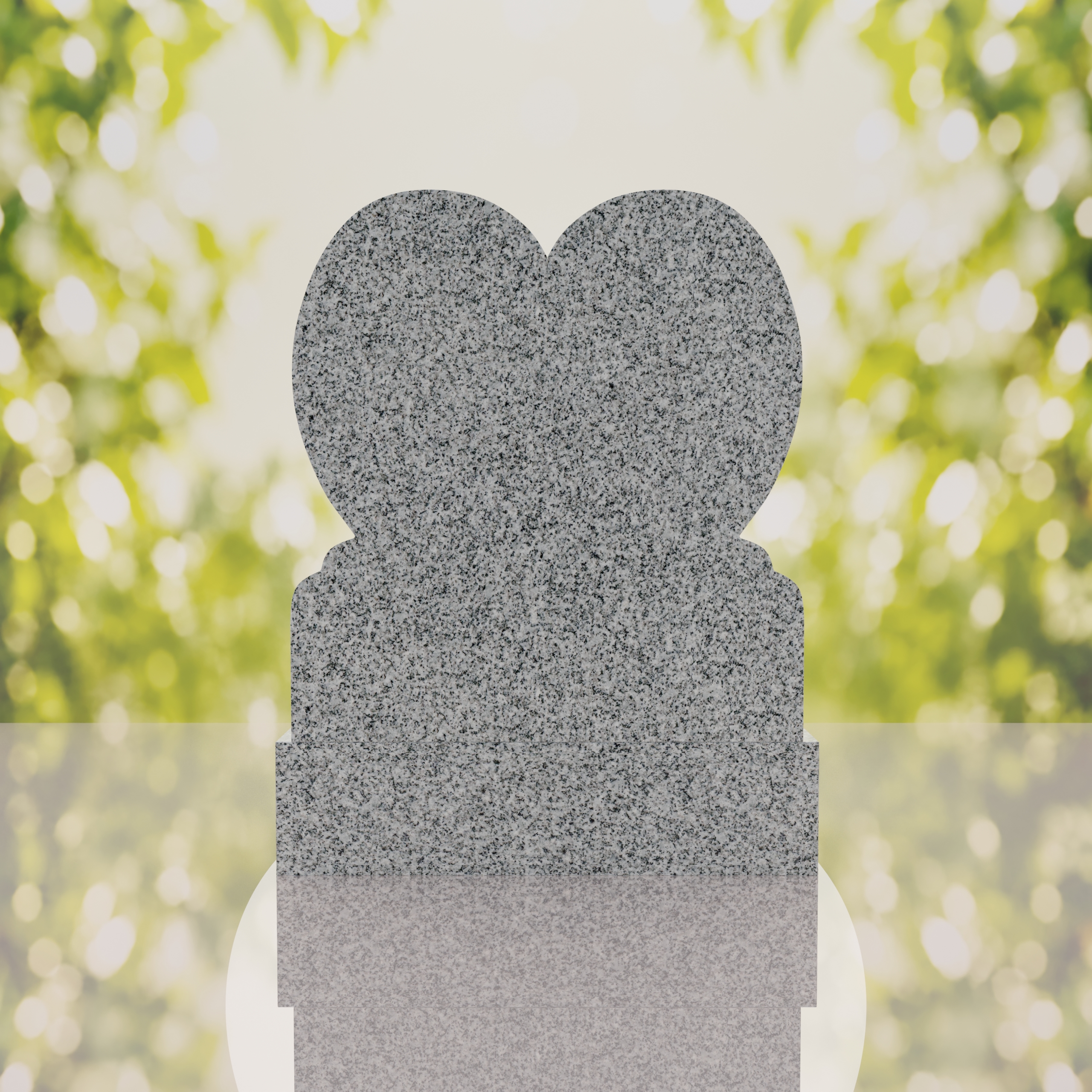 Heart Upright Headstone thumbnail 9
