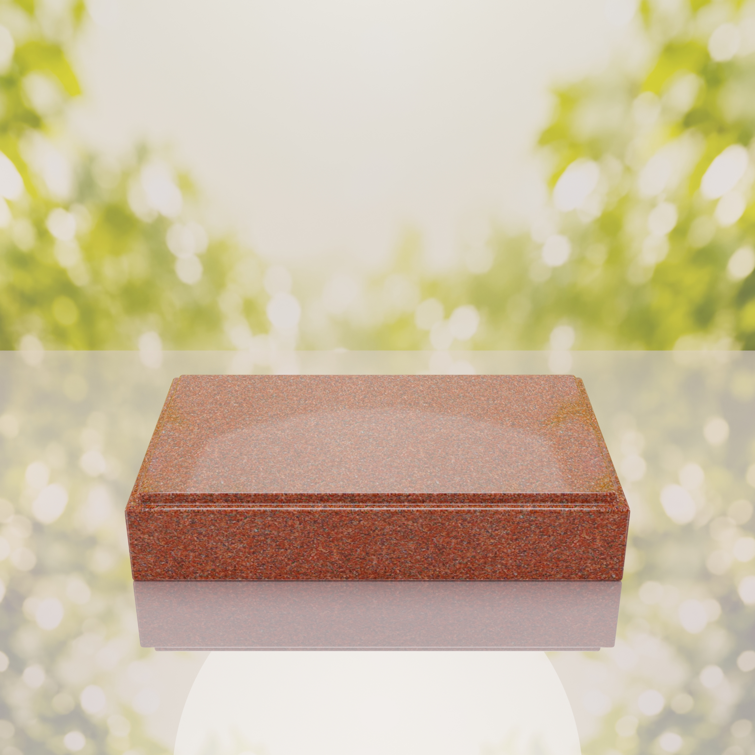 Classic Bevel Granite Grave Marker thumbnail 2