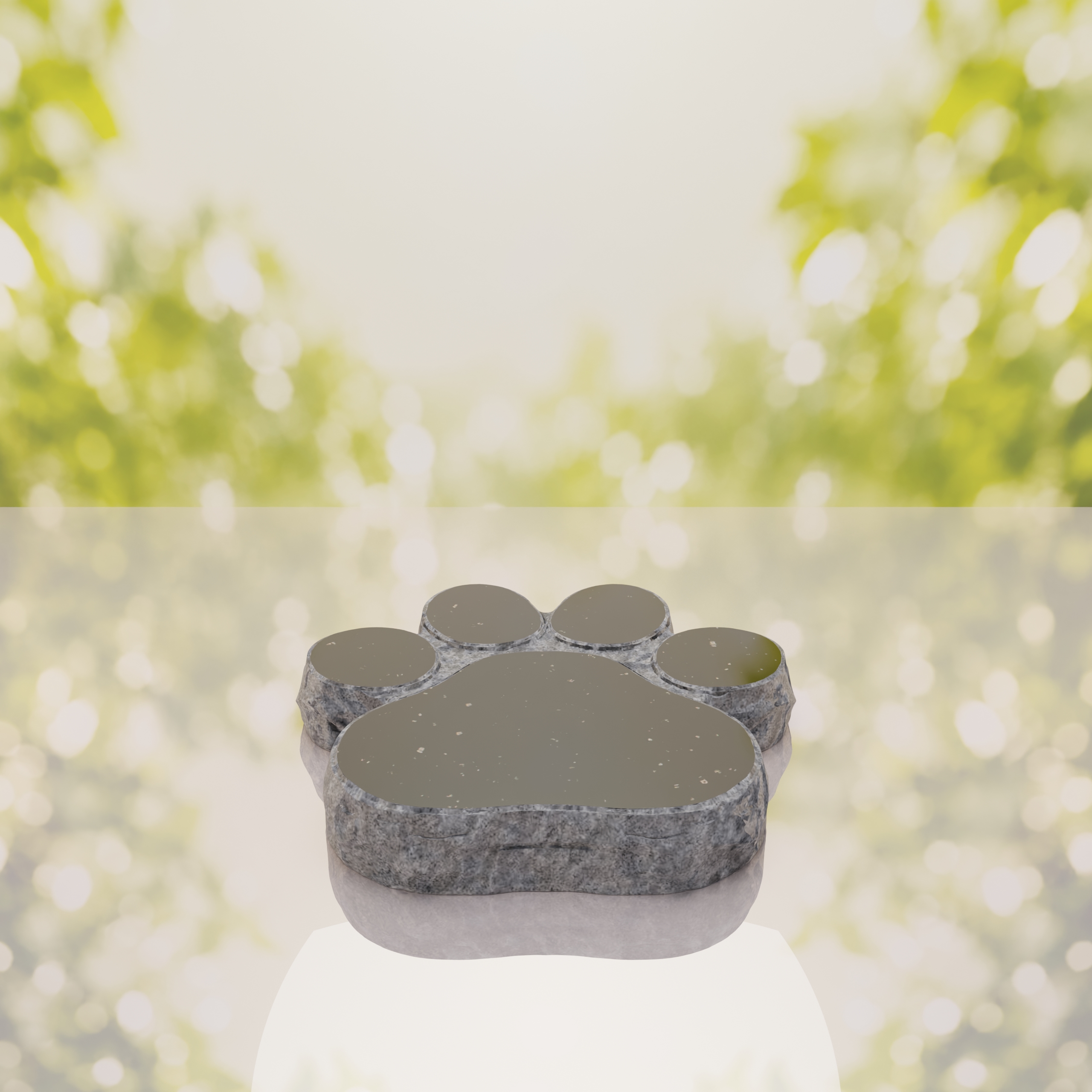 Paw Shape Flat Pet Headstone Marker thumbnail 14