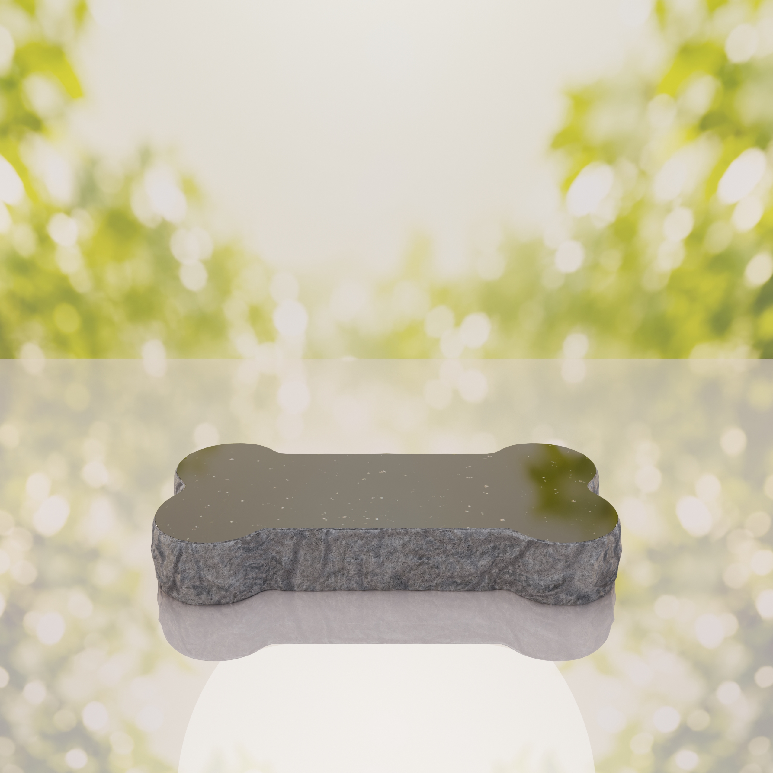 Bone Shape Dog Flat Granite Memorial thumbnail 14