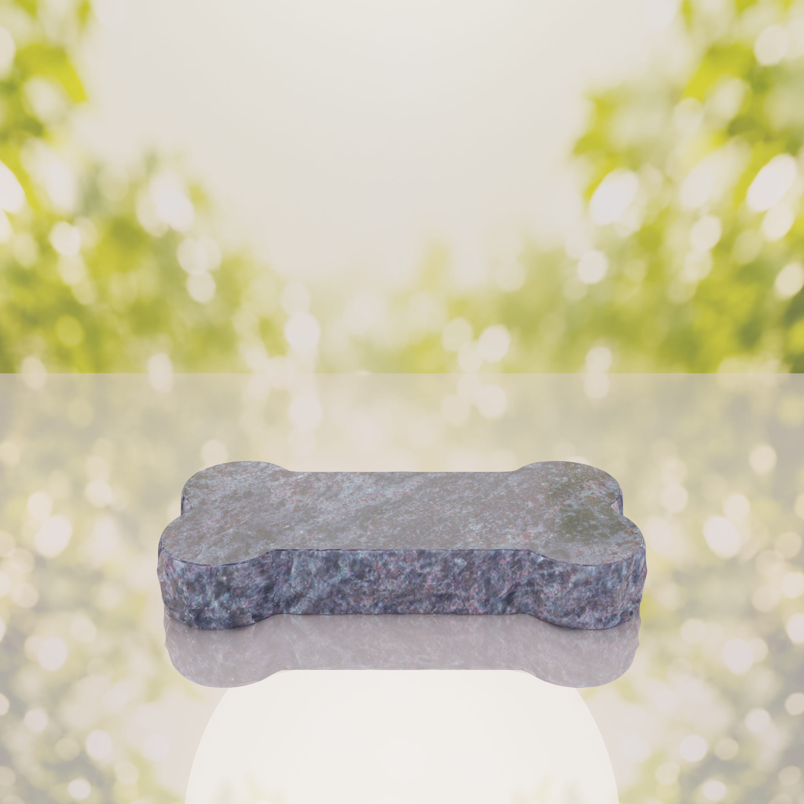 Bone Shape Dog Flat Granite Memorial thumbnail 8