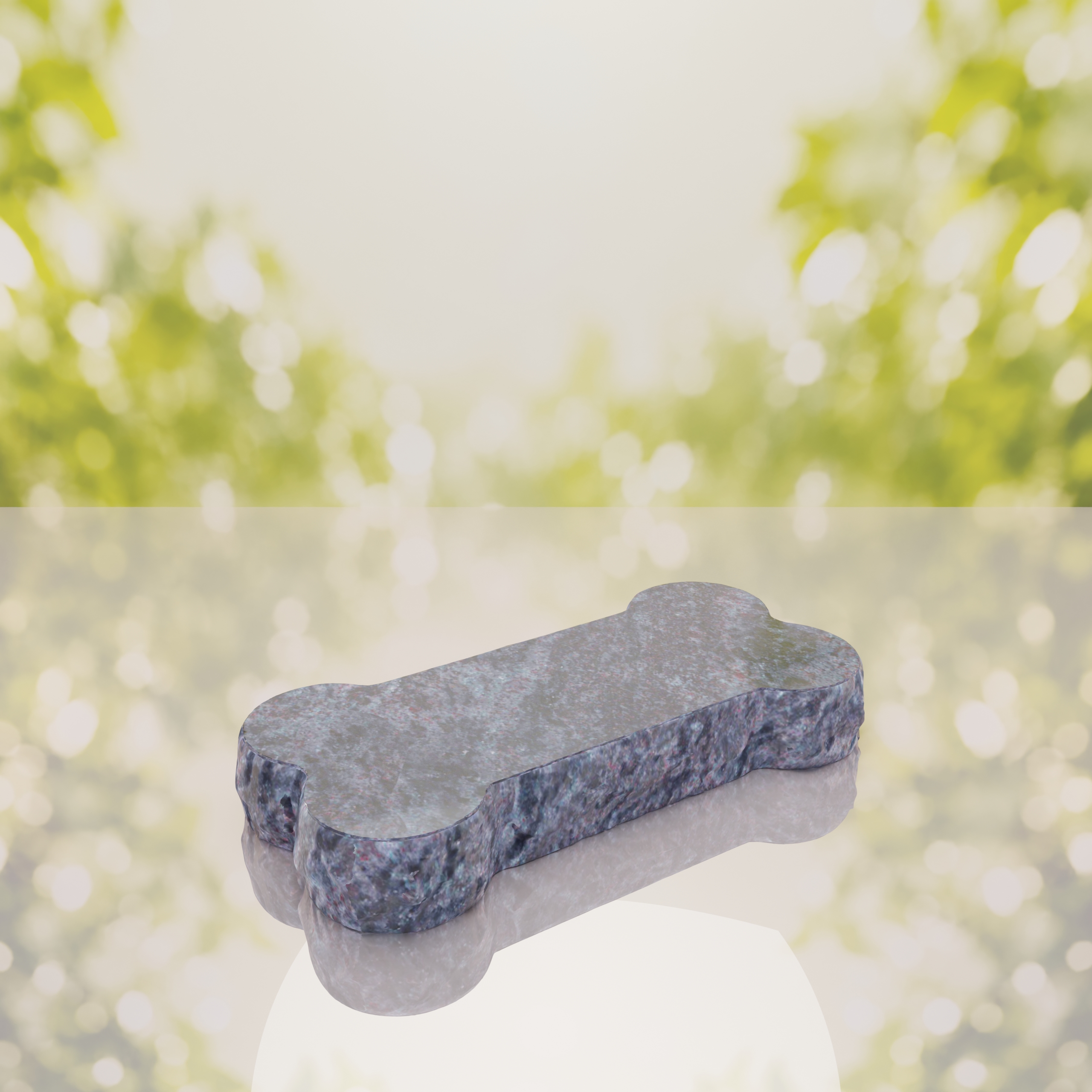 Bone Shape Dog Flat Granite Memorial thumbnail 7