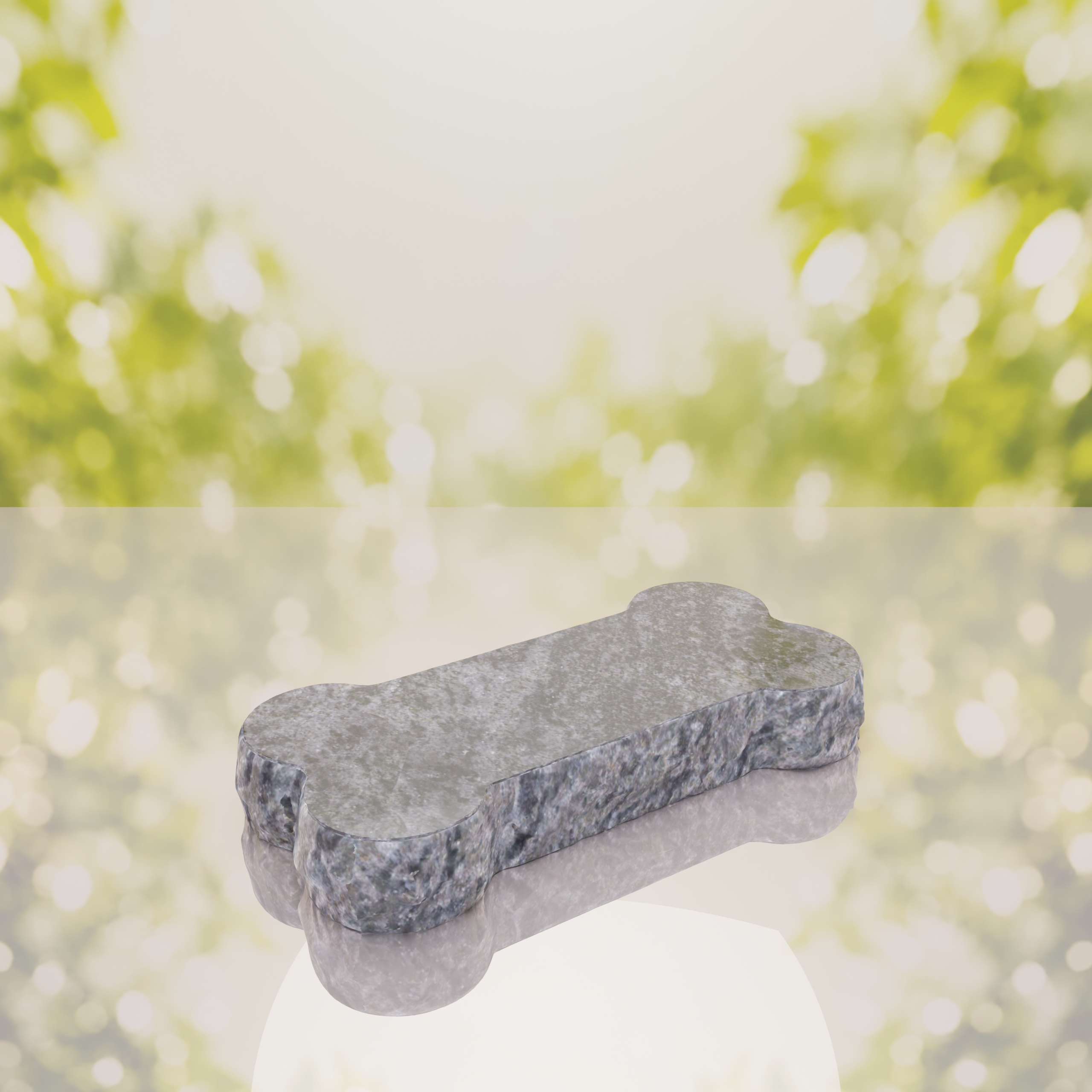 Bone Shape Dog Flat Granite Memorial thumbnail 5