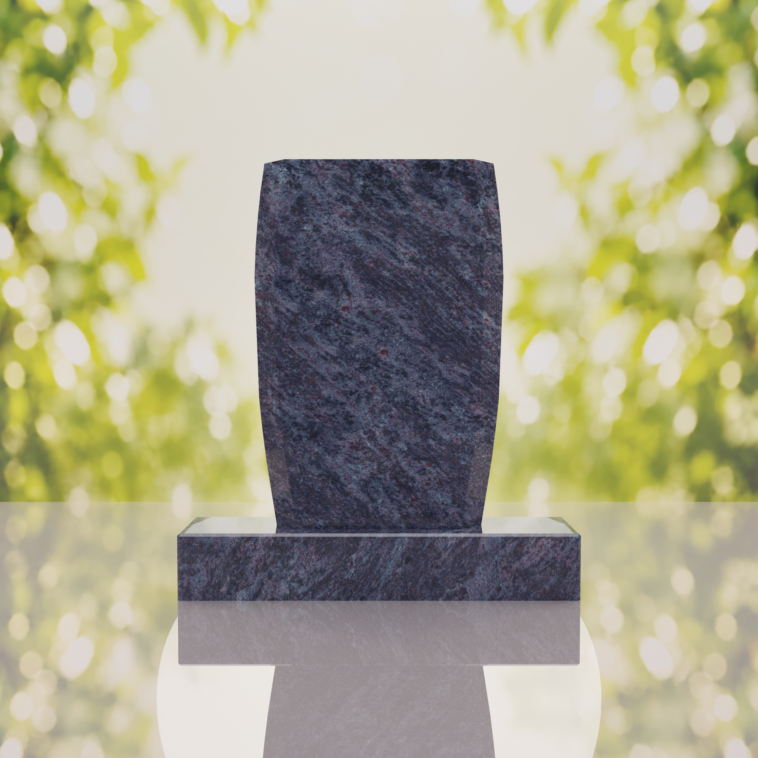 Jewish Menorah Granite Headstone thumbnail 12