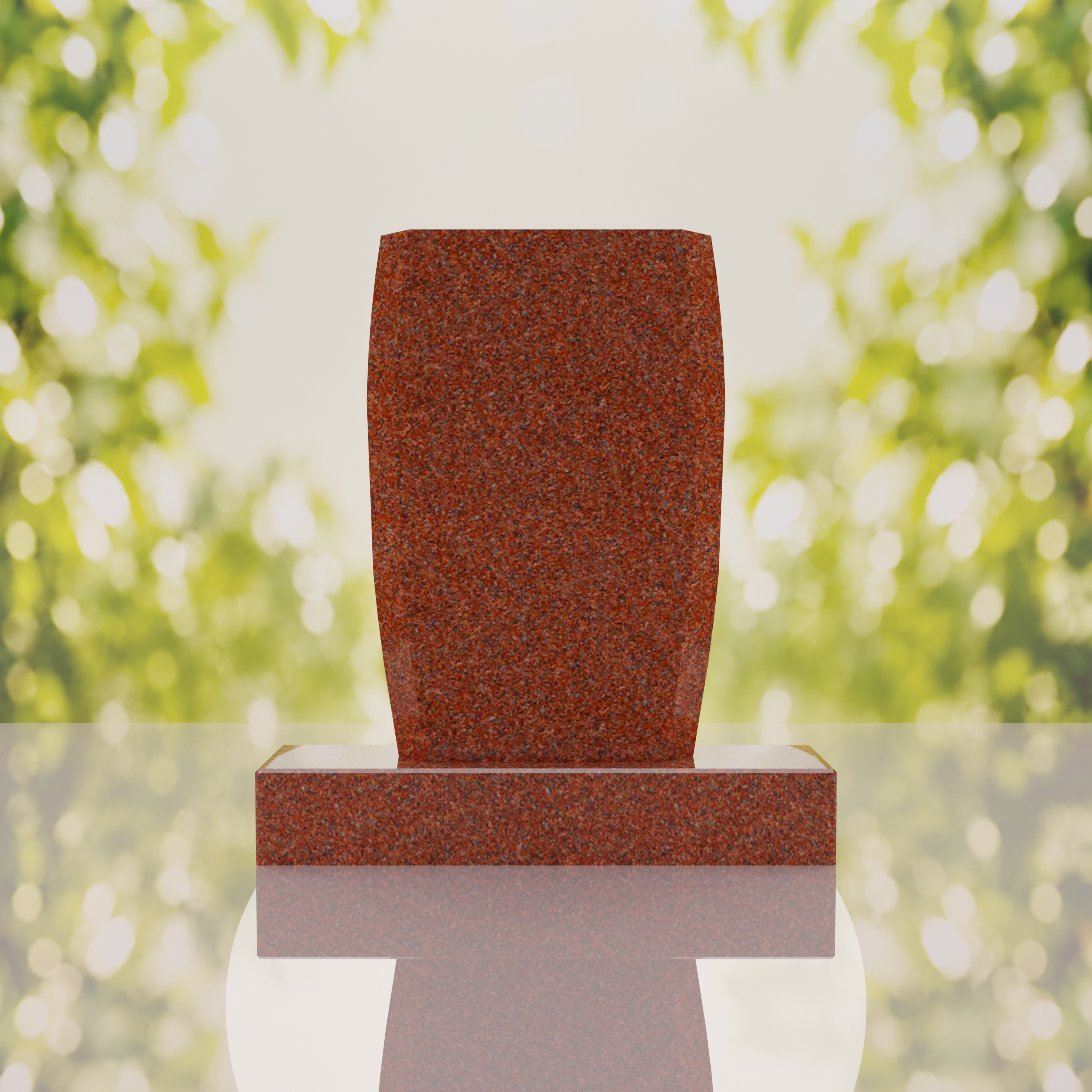 Jewish Menorah Granite Headstone thumbnail 6