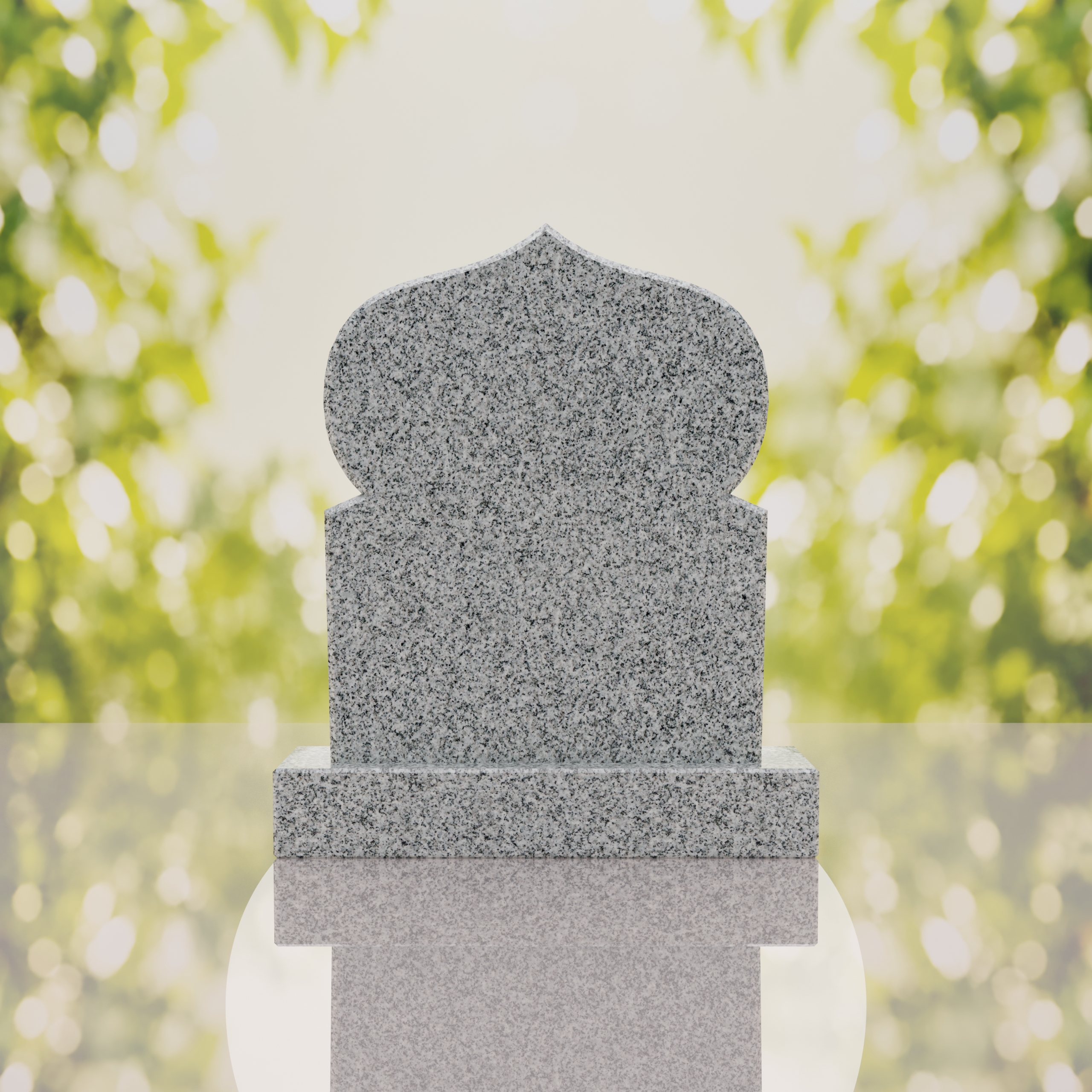 Islamic Dome Granite Headstone thumbnail 3