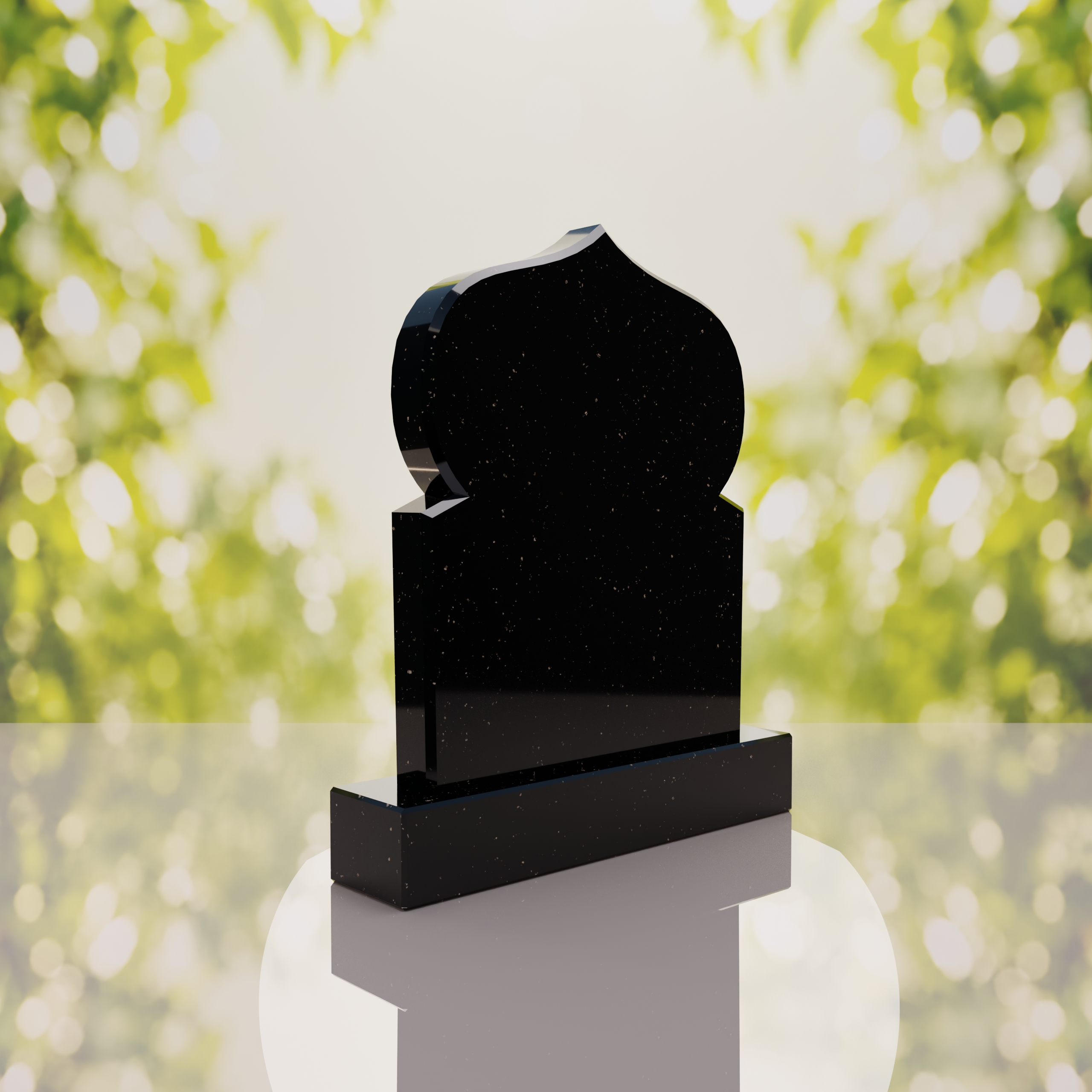 Islamic Dome Granite Headstone thumbnail 7
