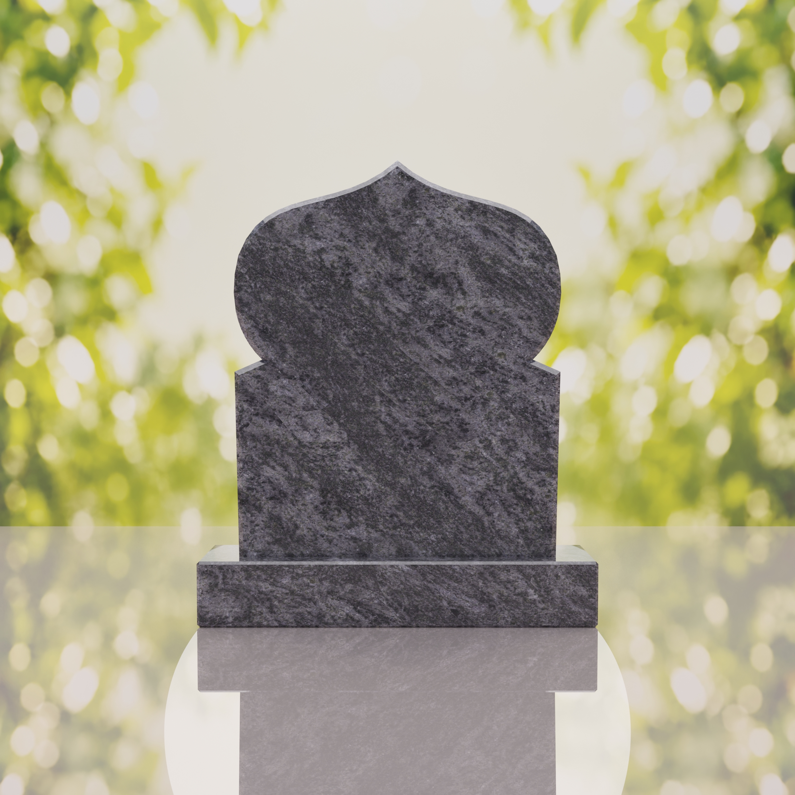 Islamic Dome Granite Headstone thumbnail 12
