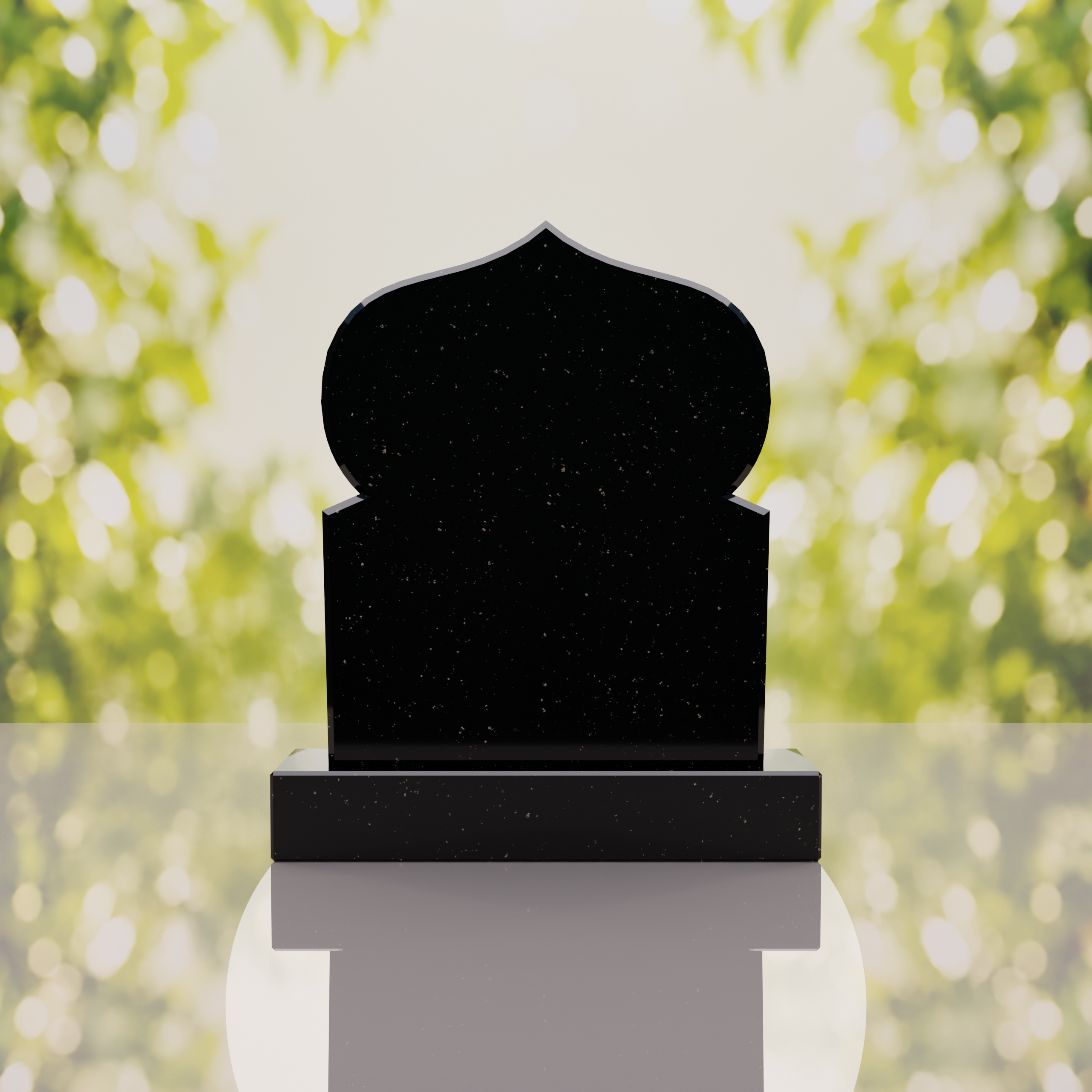 Islamic Dome Granite Headstone thumbnail 9