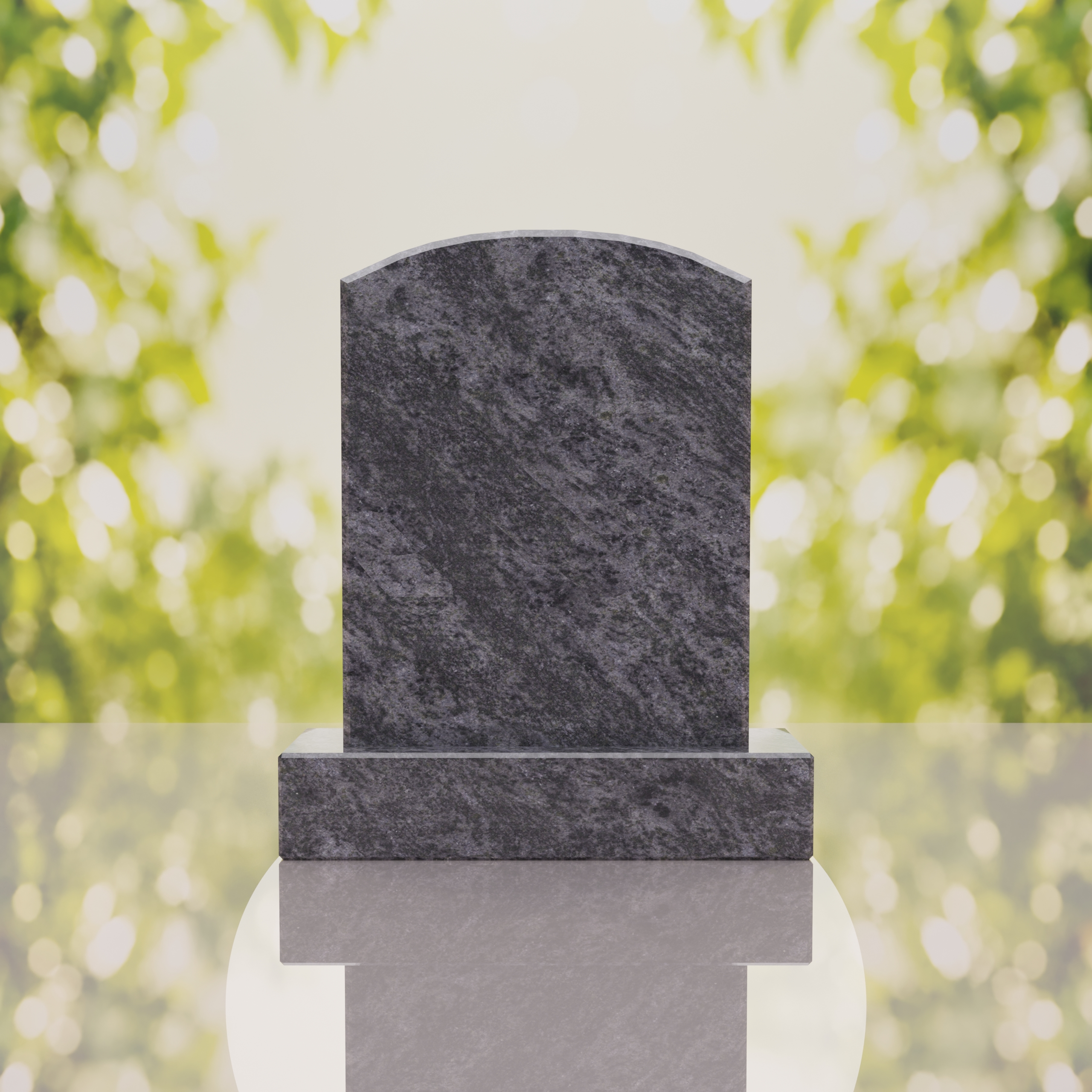Round Top Upright Headstone thumbnail 14