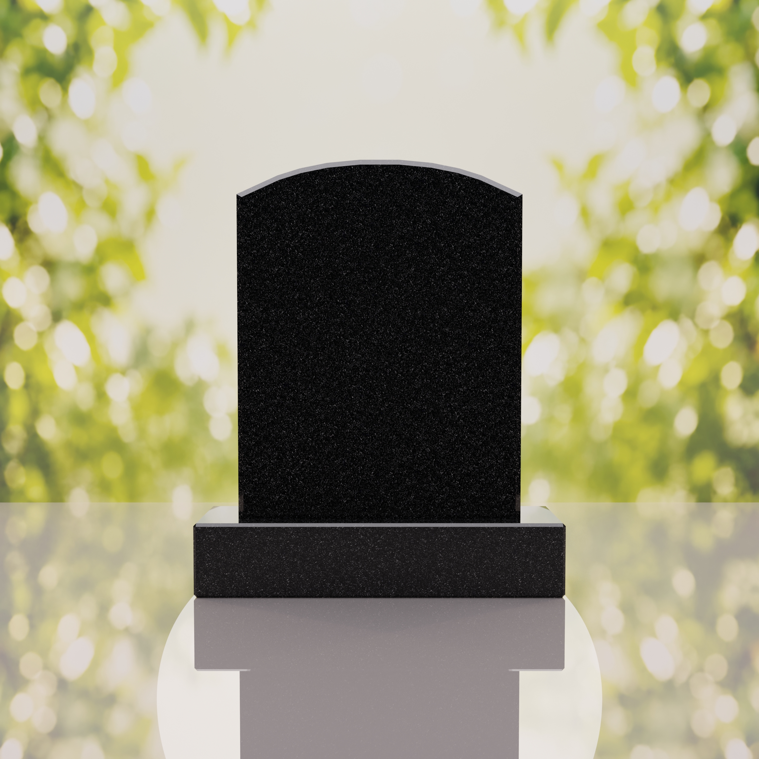 Round Top Upright Headstone thumbnail 11
