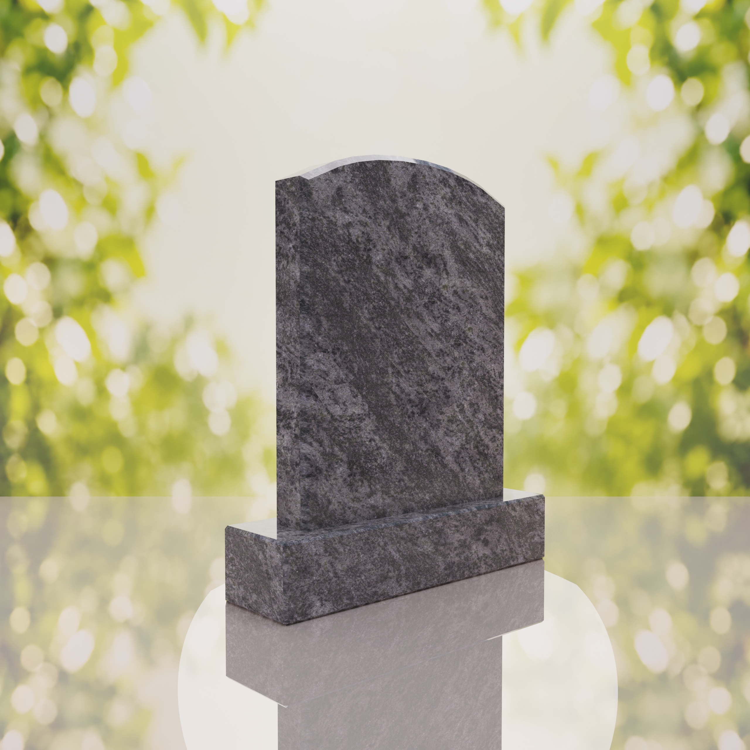 Round Top Upright Headstone thumbnail 13